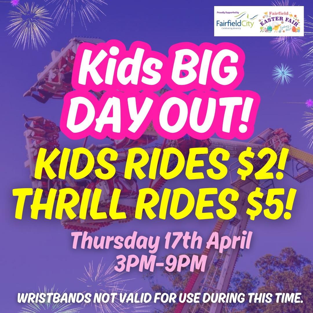 Fairfield - 🎡 BIG KIDS’ DAY OUT – THURSDAY 17TH APRIL 2025 🎡 ⏰ 3PM ...