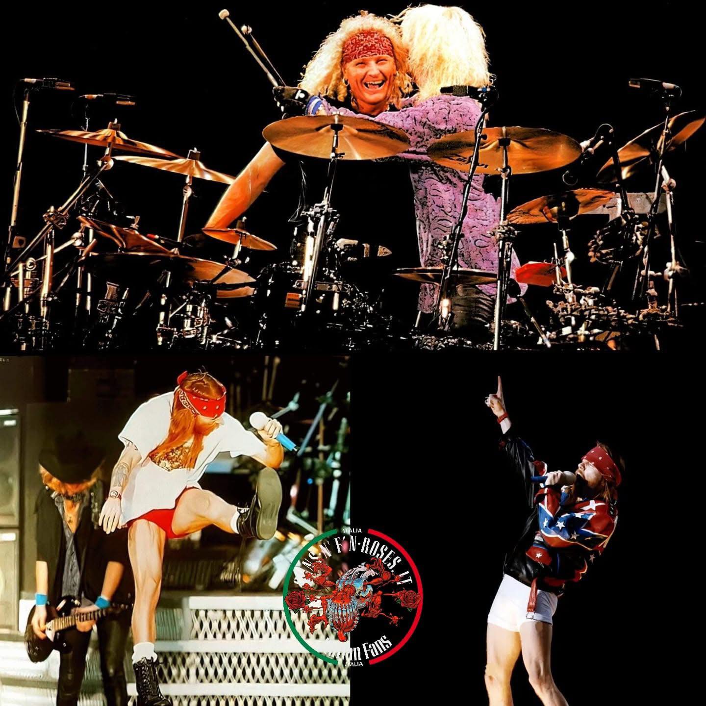 On June 13, 1992, Guns N' Roses performed at Wembley Stadium in