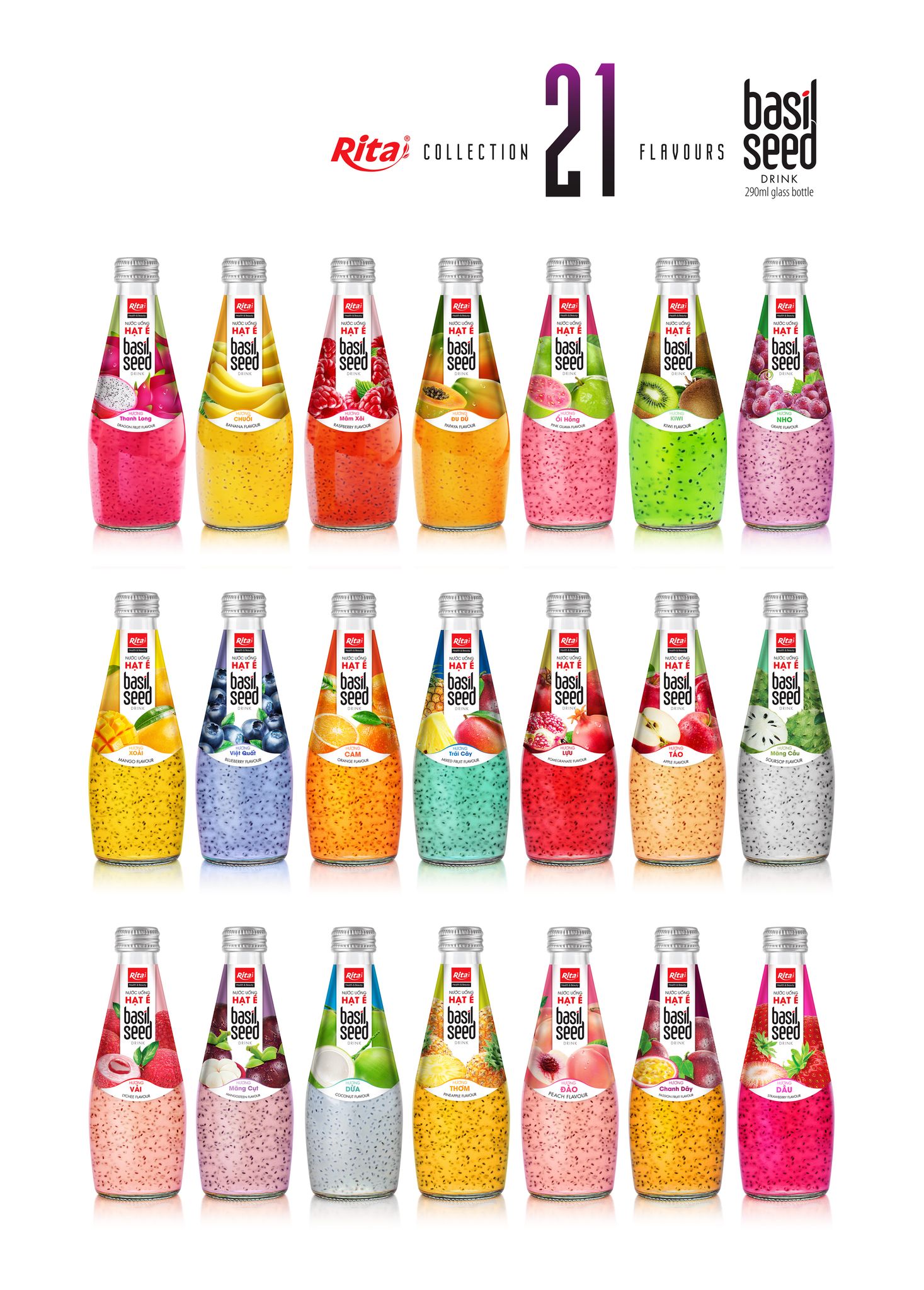 Rita - 🌈🍓 𝐂𝐎𝐋𝐋𝐄𝐂𝐓𝐈𝐎𝐍 𝟐𝟏 𝐅𝐋𝐀𝐕𝐎𝐑𝐒 𝐁𝐀𝐒𝐈𝐋 𝐒𝐄𝐄𝐃 𝐃𝐑𝐈𝐍𝐊 | 𝐑𝐈𝐓𝐀 🌈🍓 Life’s too ...