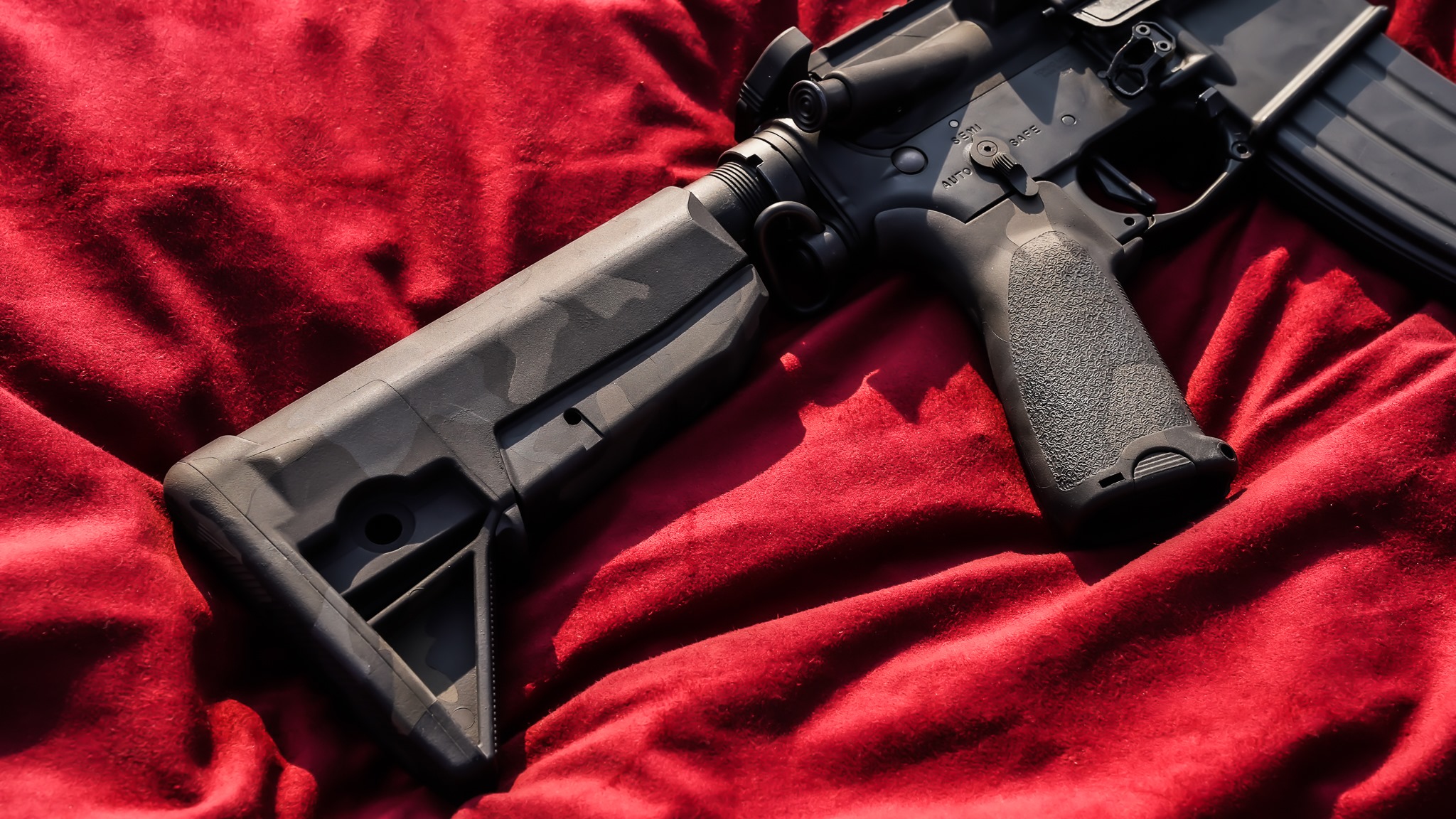 Marui MWS BCM Custom with Black Camo CERAKOTE #cerakote