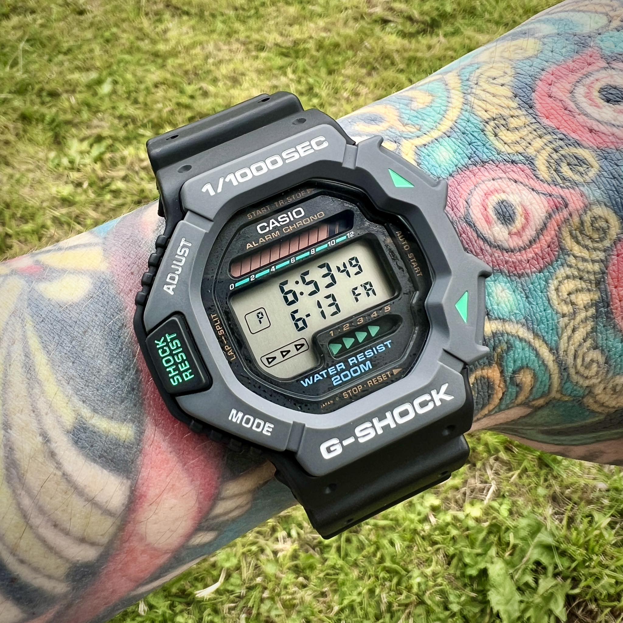 メンズ 希少 新品電池 G-SHOCK DW-6200 Y2K レトロ カシオ メンズ
