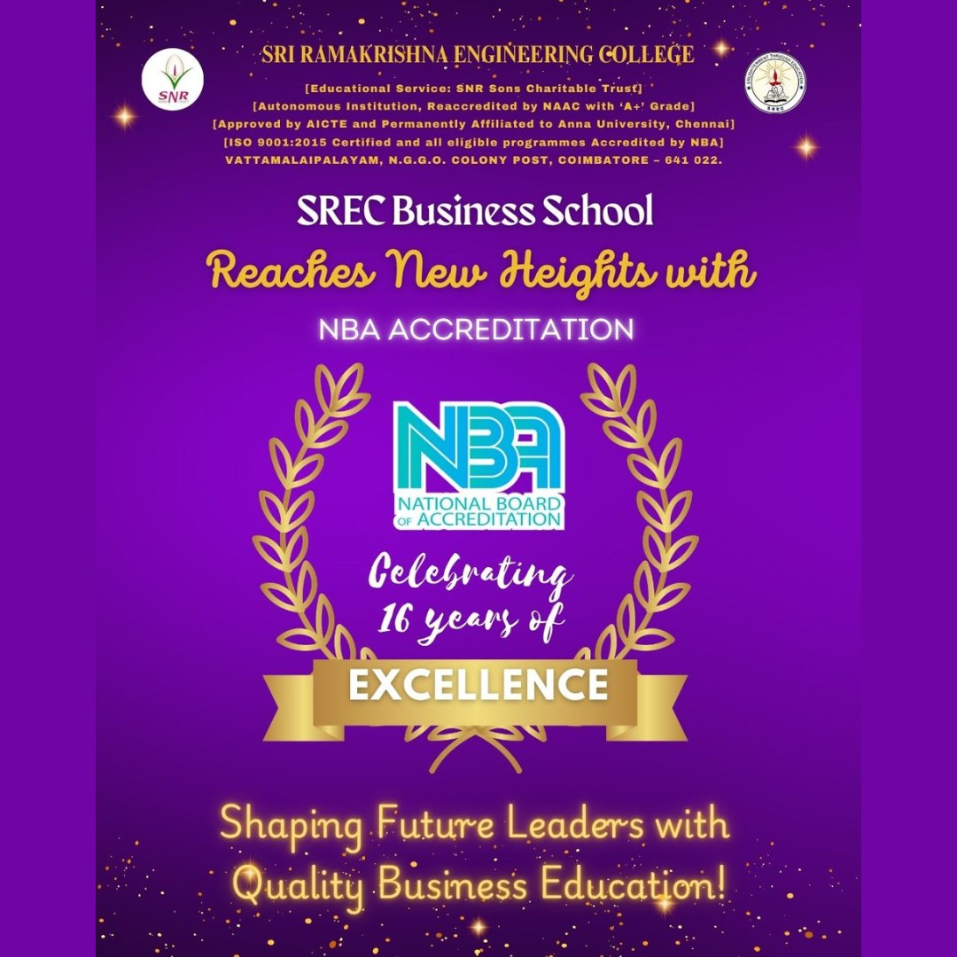 🎉 SREC Business... - Sri Ramakrishna Engineering College