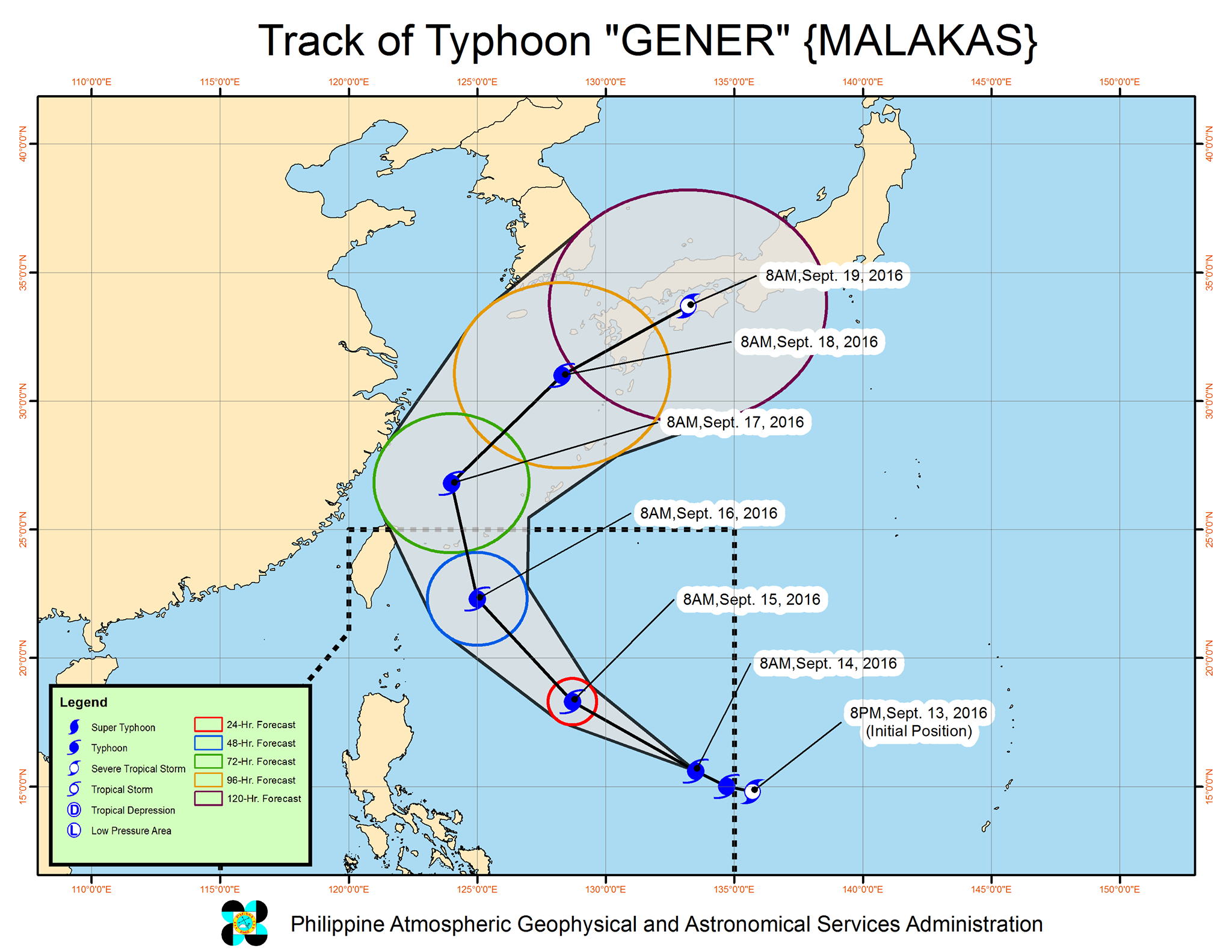 DOST-PAGASA - SEVERE WEATHER BULLETIN #2 FOR: TYPHOON 