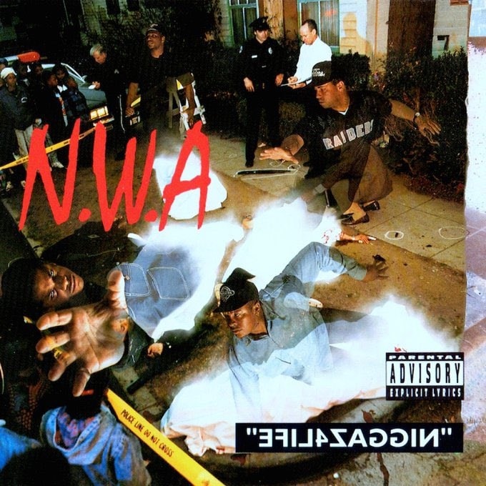 N.W.A's gangsta rap album reaches number one