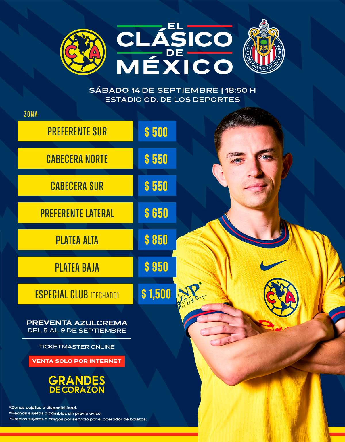 Club América - ¡Recuerda que tenemos la preventa exclusiva...