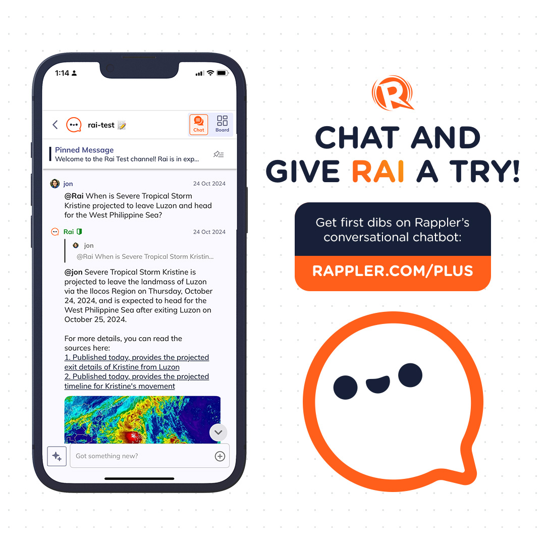 Rappler - Meet Rai, a chatbot that’s reliable, fast, and...