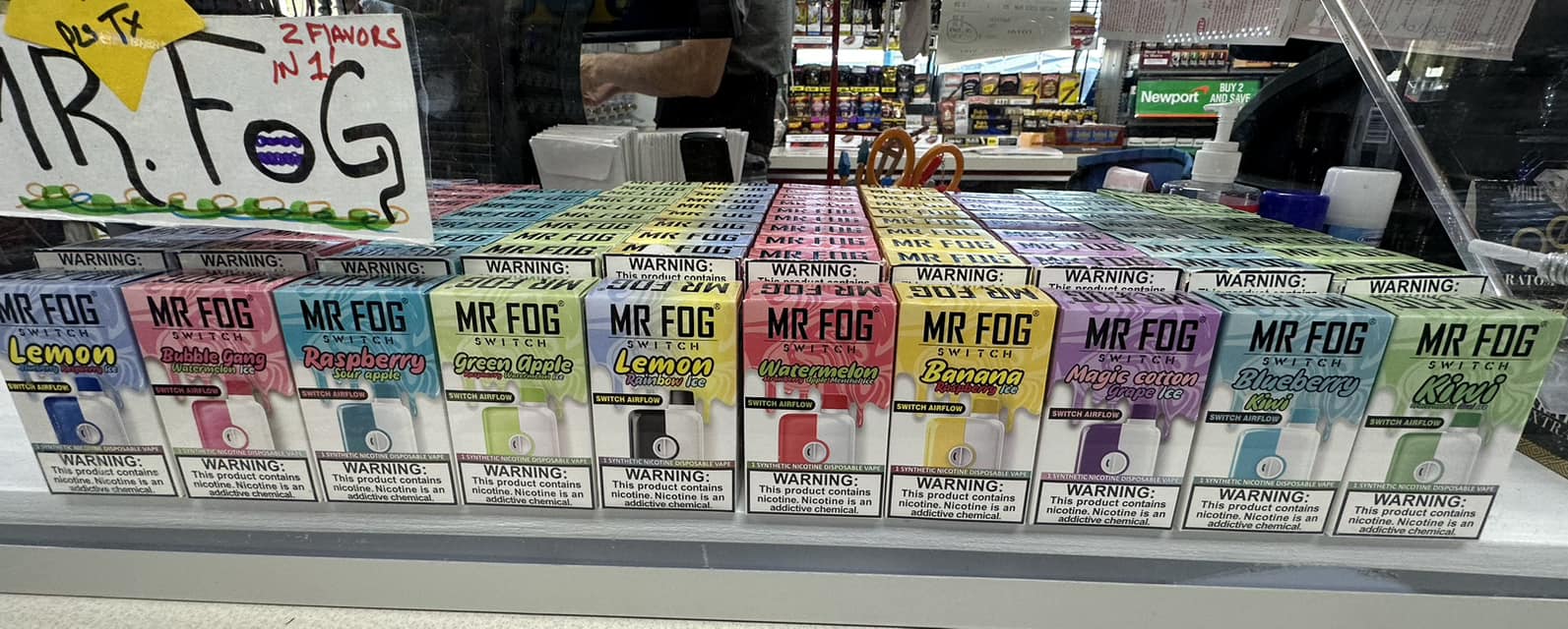 mr fog 5500 flavors Check out our newest vape line FOG! Each vape comes with two controlled by a switch. puffs per vape for less than $20 after tax 😱! 3451 Colorado Ave, Lorain, OH, 44052 Available Flavors::Cherry Strapple Flum Pebble 6000 Clear mermaid