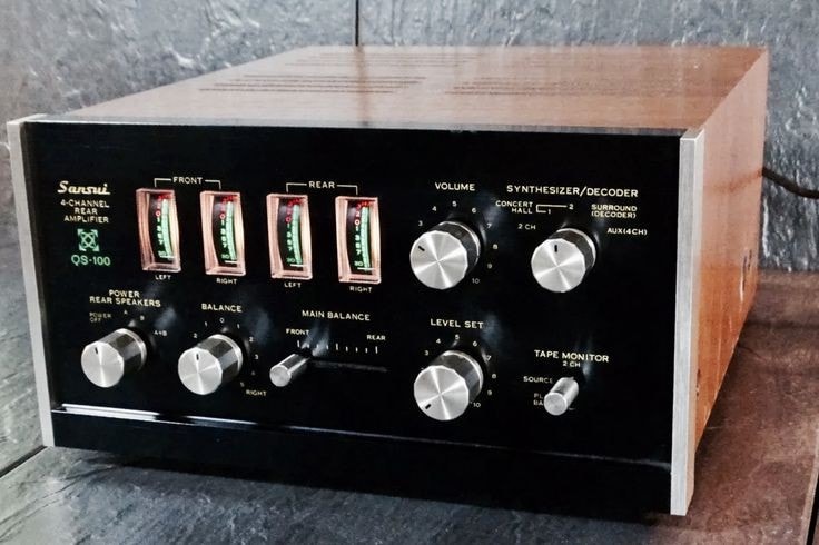 Sansui QS-100 4-channel Rear Amplifier #vintagestereo #vintagehifi