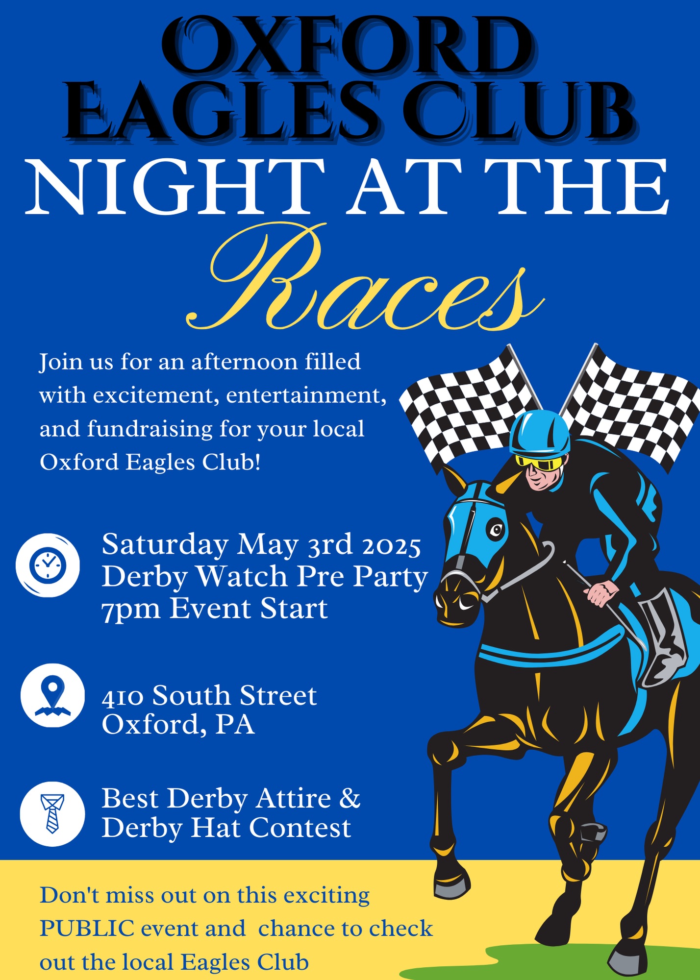 Night at the Races Fundraiser!