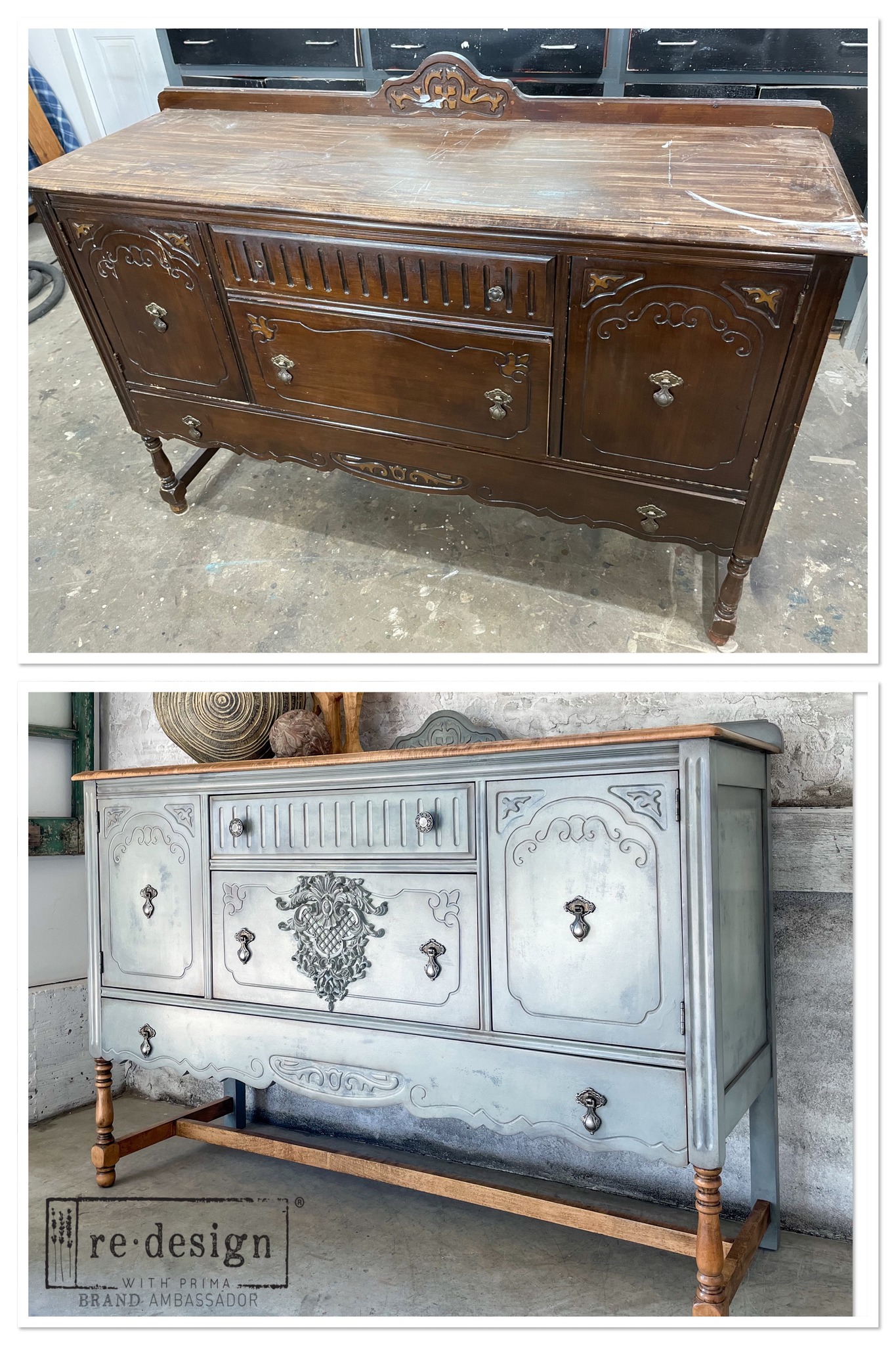 Re·design - BEFORE / AFTER - GORGEOUS or what??!!! This stunning ...