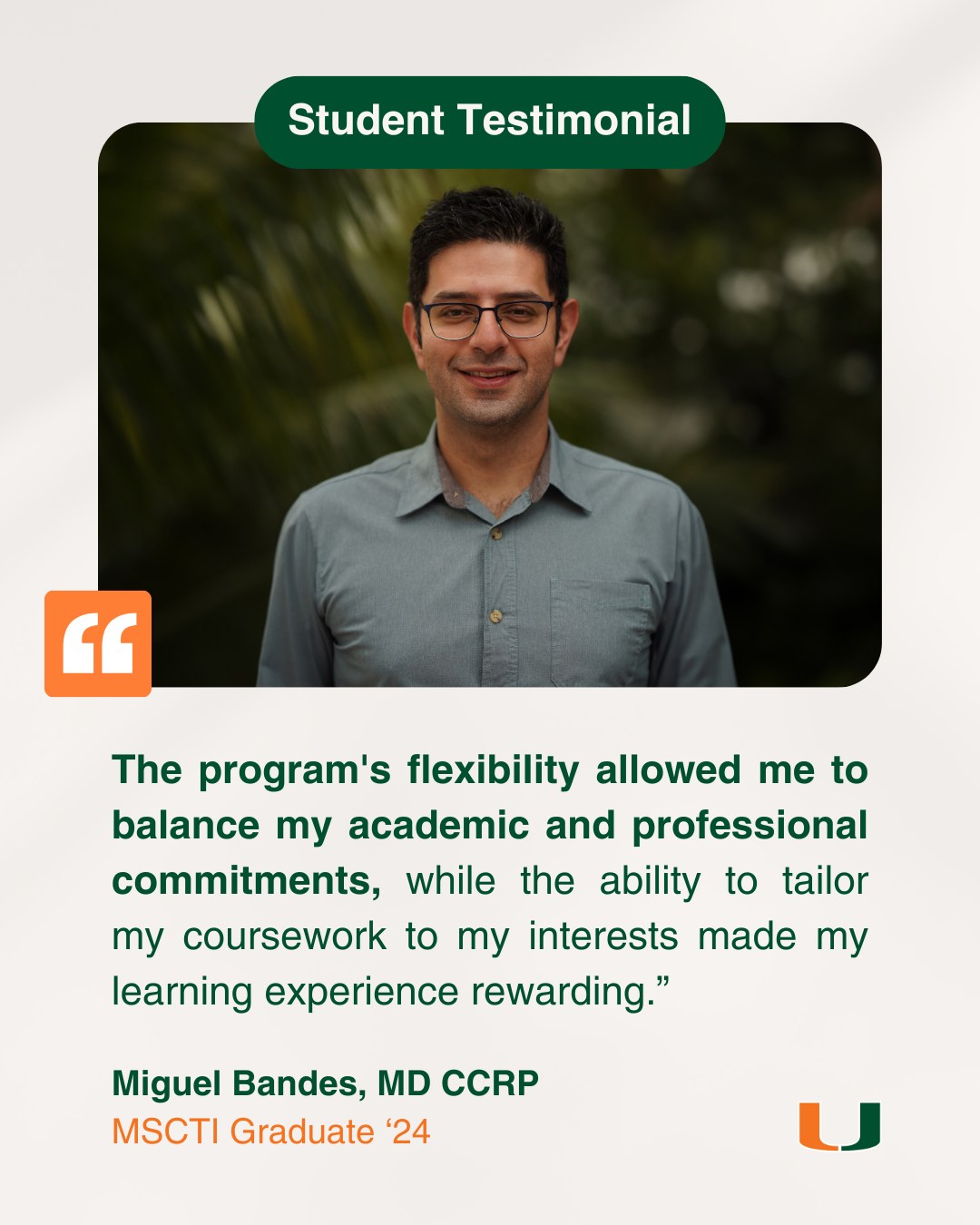 The MSCTI is designed for those who are interested in a career in ...