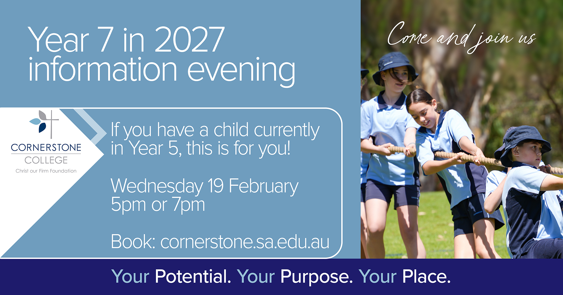 Year 7 in 2027 information night