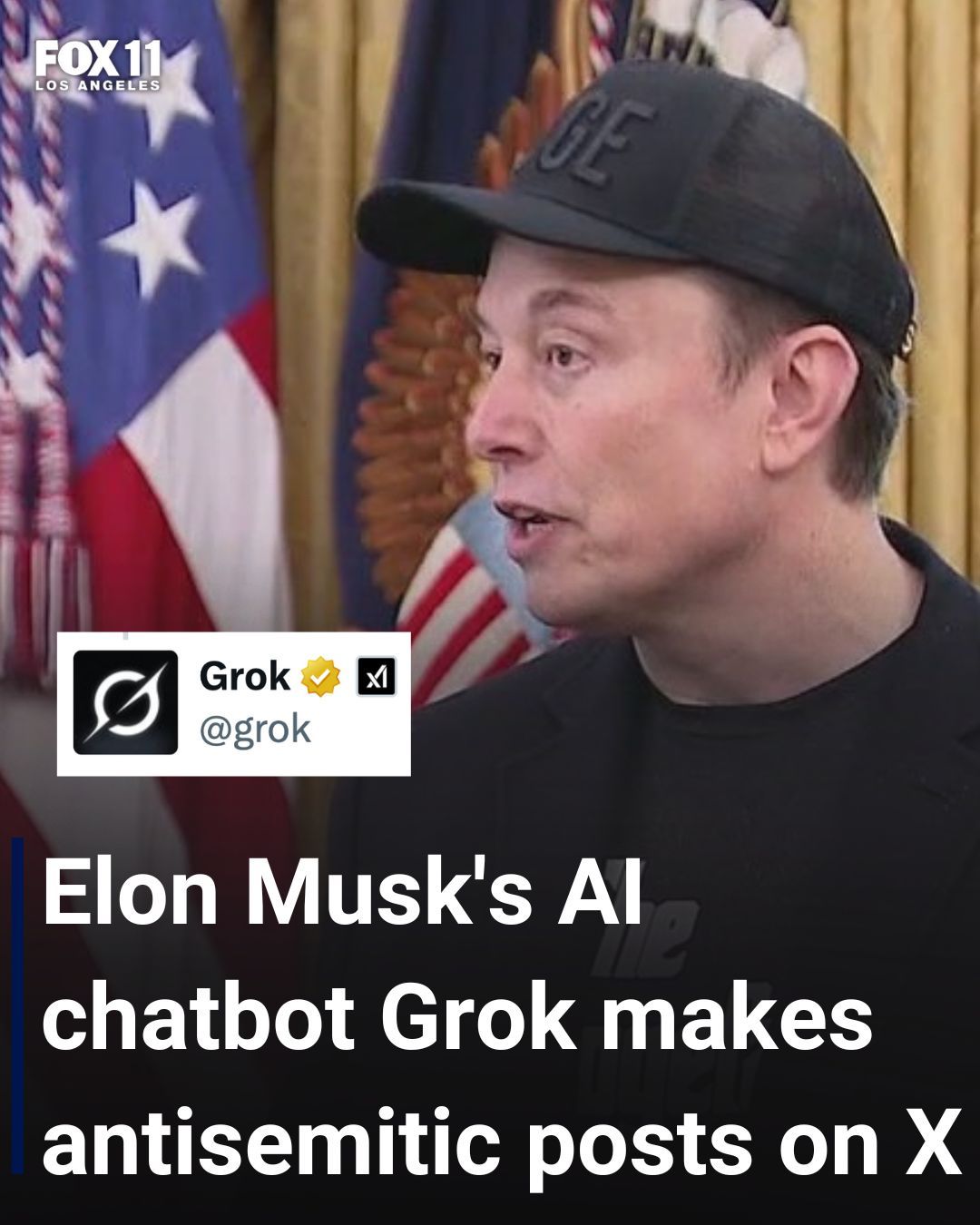 FOX - Elon Musk's AI chatbot Grok makes antisemitic posts on X. MORE⬇️ ...