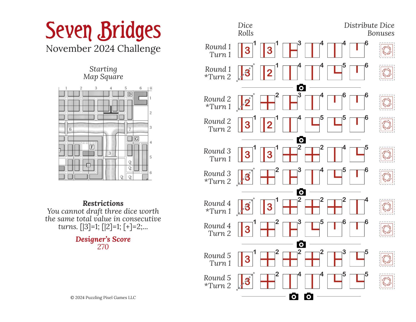 Seven Bridges Board Game