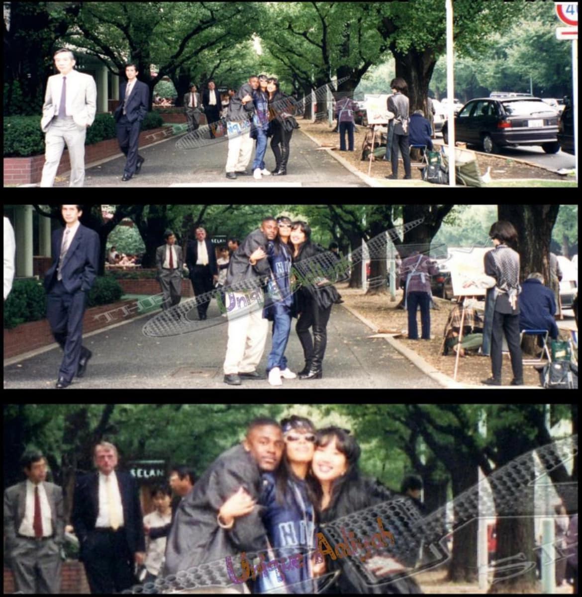 Rare photo of Aaliyah, this photo was taken in Japan in 1996