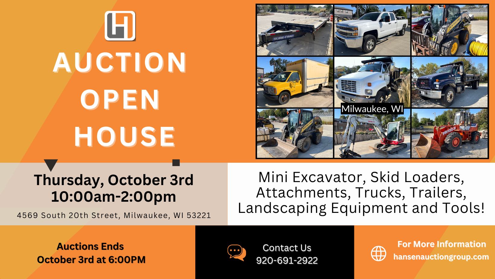 Open House and Auction Preview | Milwaukee, WI Auction