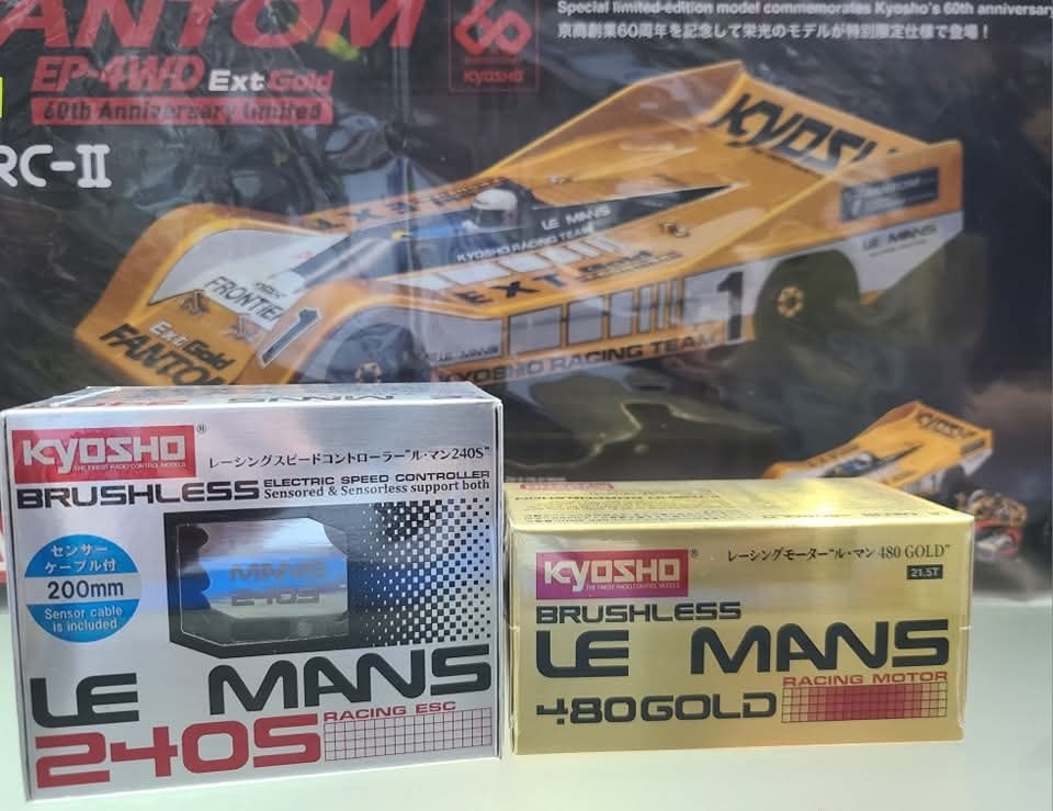 🎉Kyosho🎊🤩FANTOM👍EP-4WD Ext Gold 60th Anniversary Limited 🏎 LE