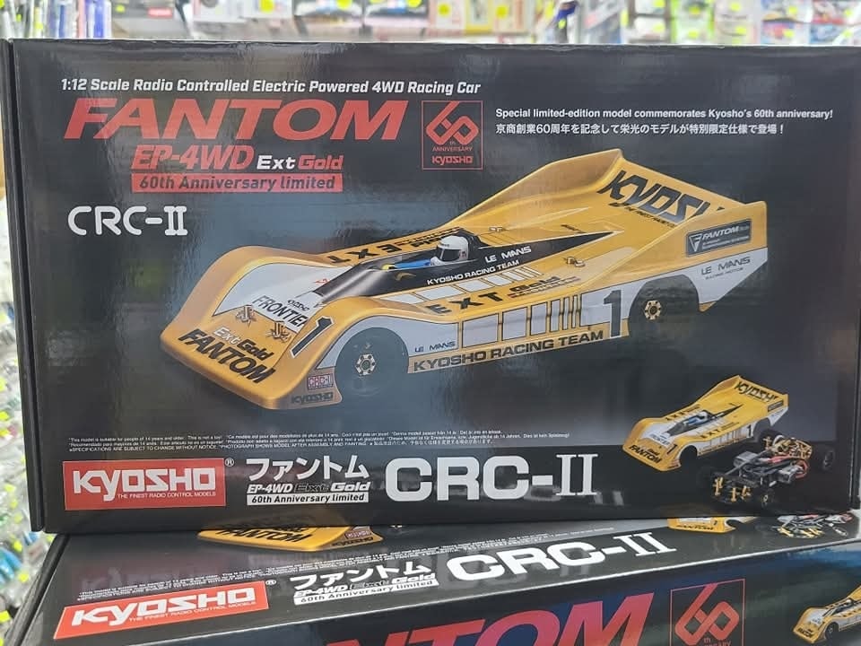 🎉Kyosho🎊🤩FANTOM👍EP-4WD Ext Gold 60th Anniversary Limited 🏎 LE