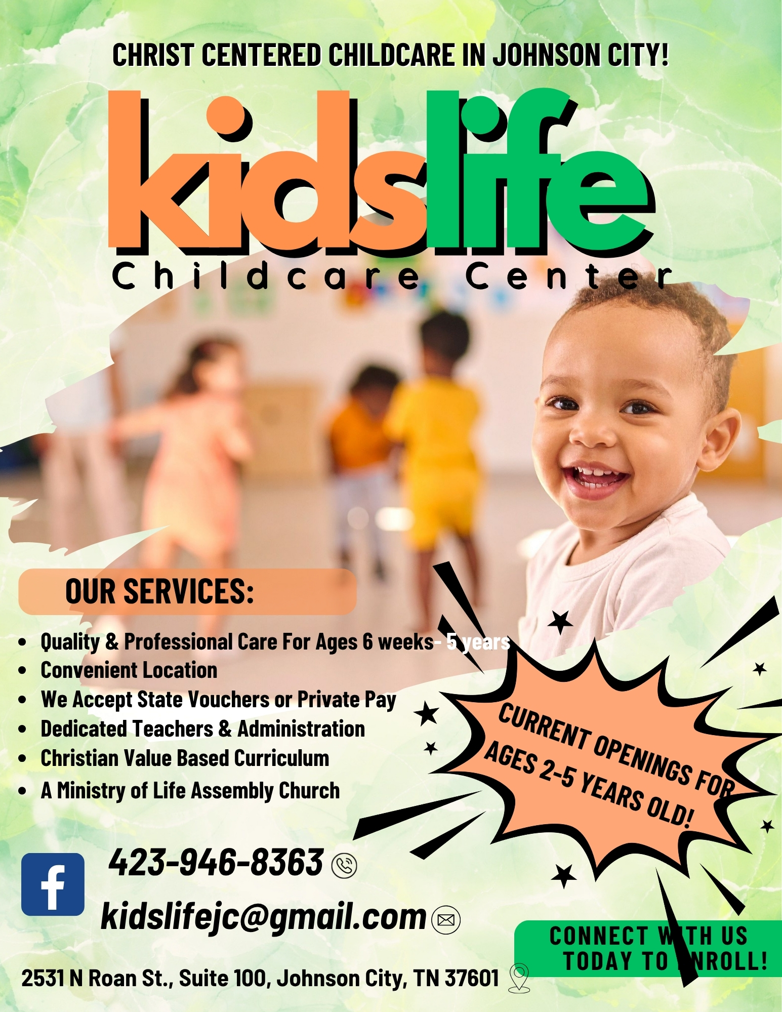 KidsLife Childcare Center | Johnson City TN
