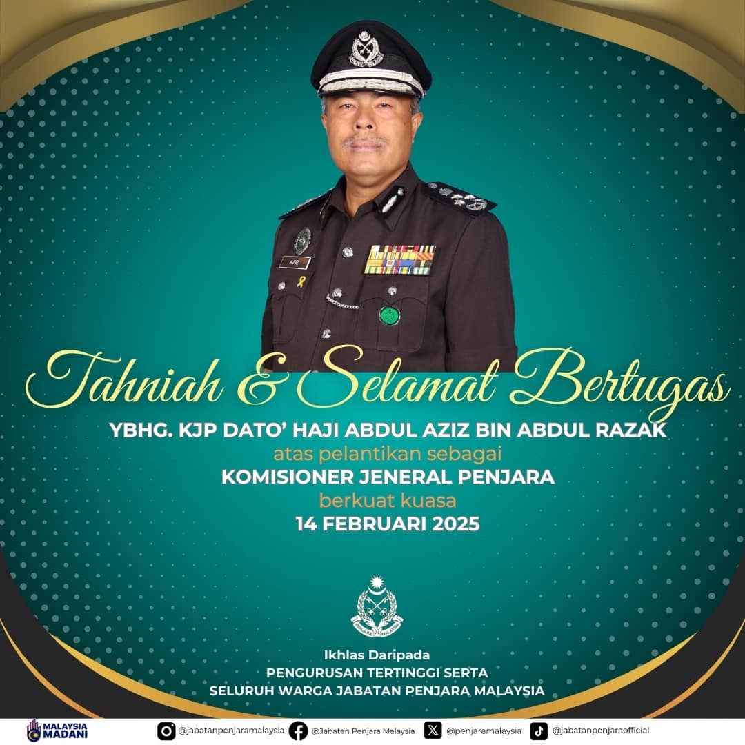 Jabatan - Setinggi-tinggi tahniah diucapkan kepada YBhg. KJP Dato' Haji ...