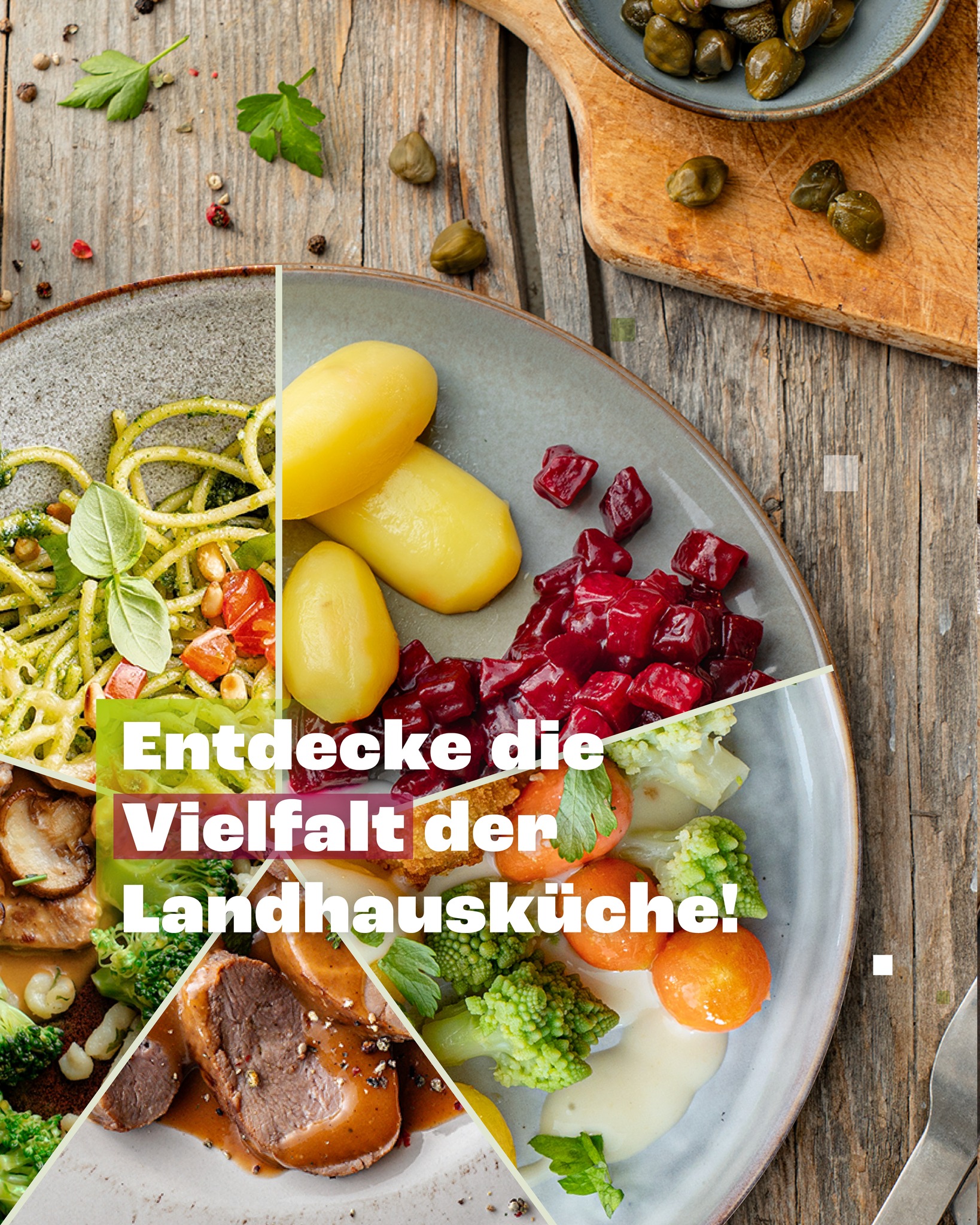 Geschmack ist individuell und vielfältig, besonders beim Thema Essen. Genau das berücksichtigen wir in unseren Rezepten und bieten eine tägliche Auswahl an heißen Menüs an. 🤗 Von herzhaften Fleisch- u