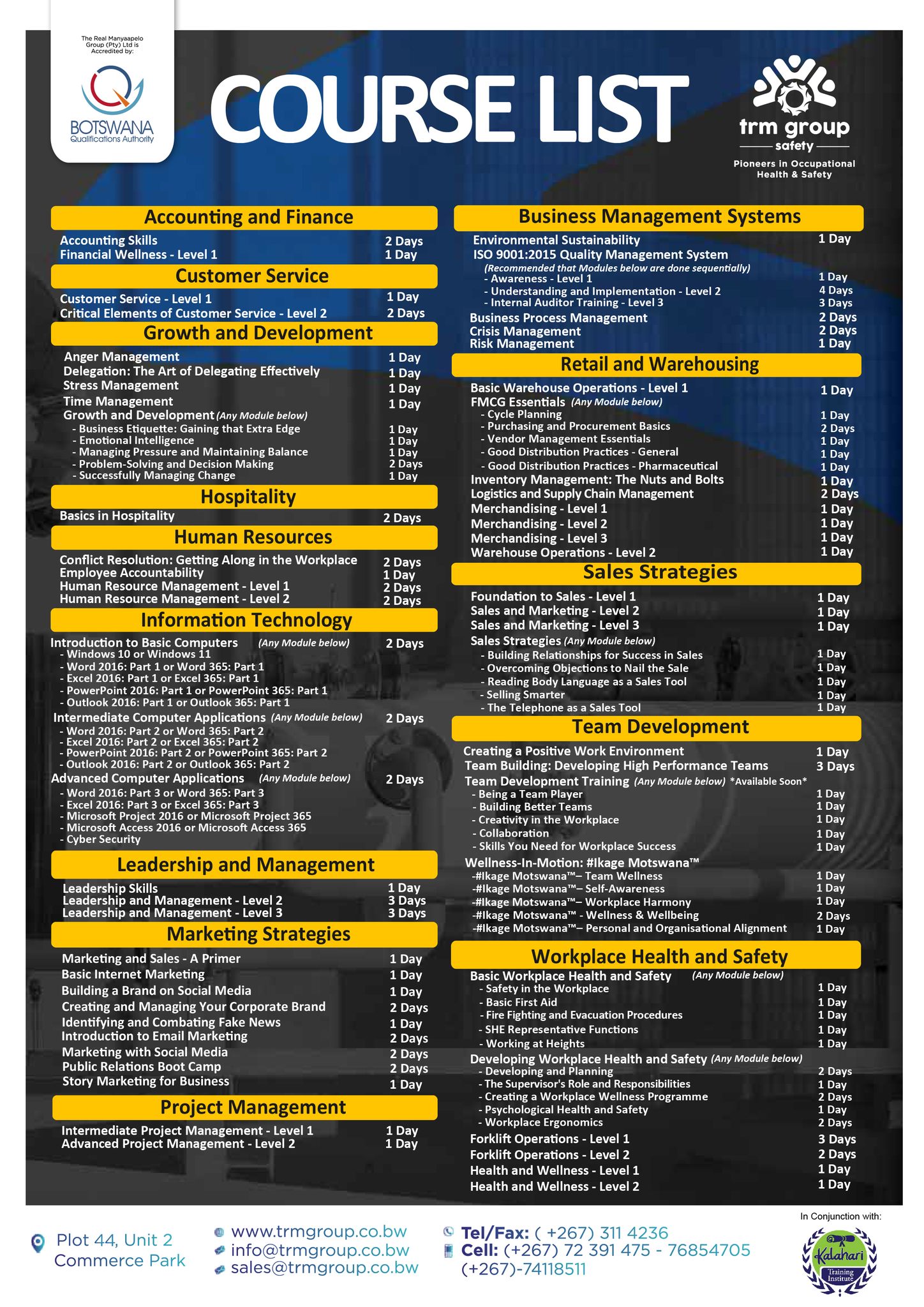 TRM GROUP - Registration is ongoing🥳🥳🥳 Call/ WhasApp +267... | Facebook