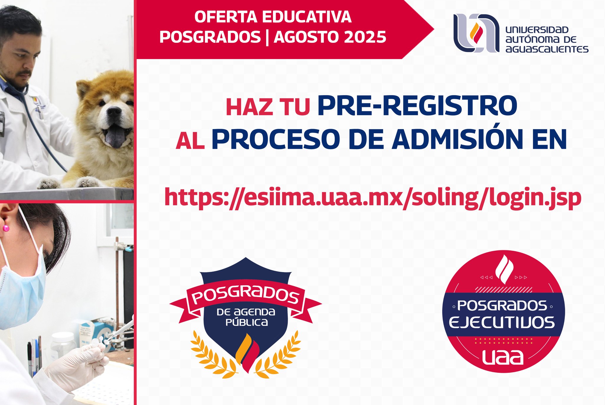Posgrados - Realiza tu pre-registro al proceso de admisión en: https ...