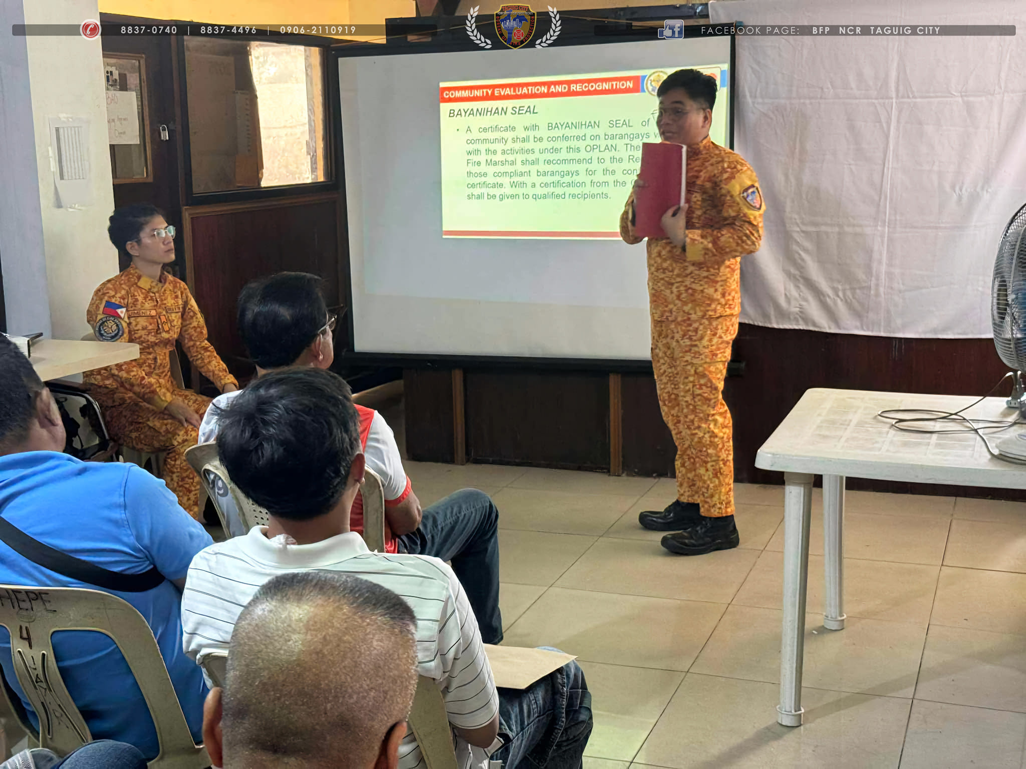 BFP - OPLAN LIGTAS NA PAMAYANAN|| WORKSHOP 19 February 2025 Taguig City ...