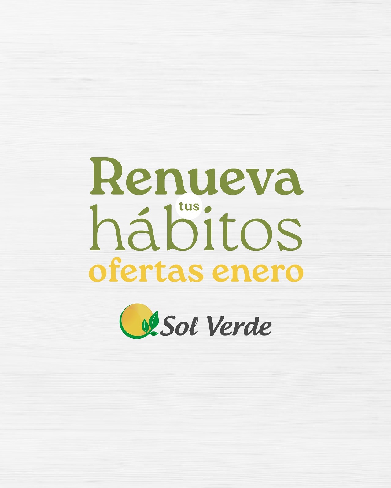 Sol Verde - 🌱¡Año nuevo, hábitos nuevos! 🌱 En Sol Verde,...