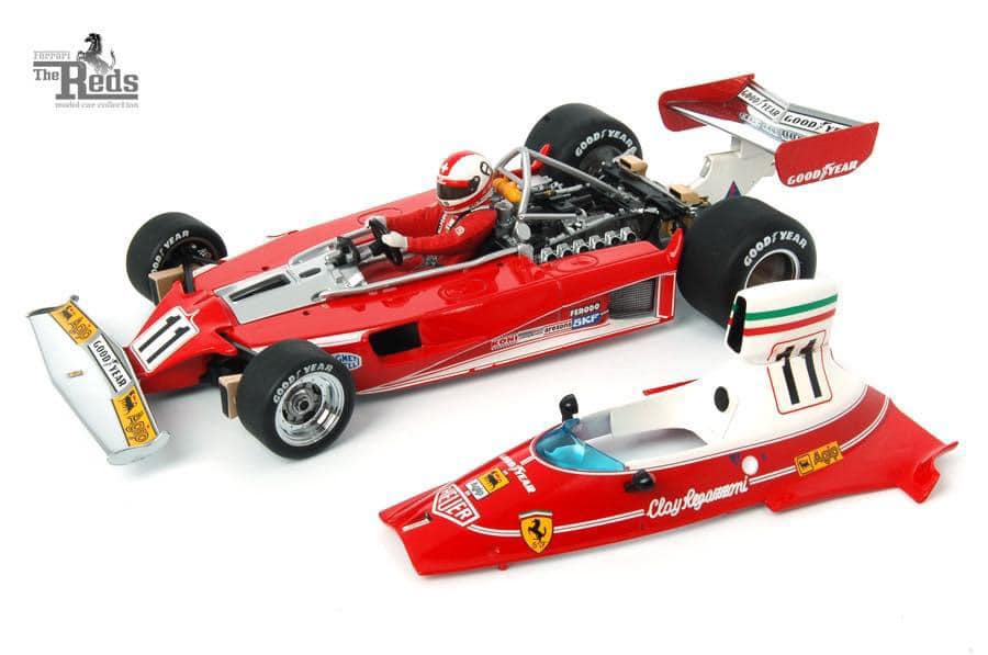 Ferrari 312 T model by Minichamps with Clay Regazzoni