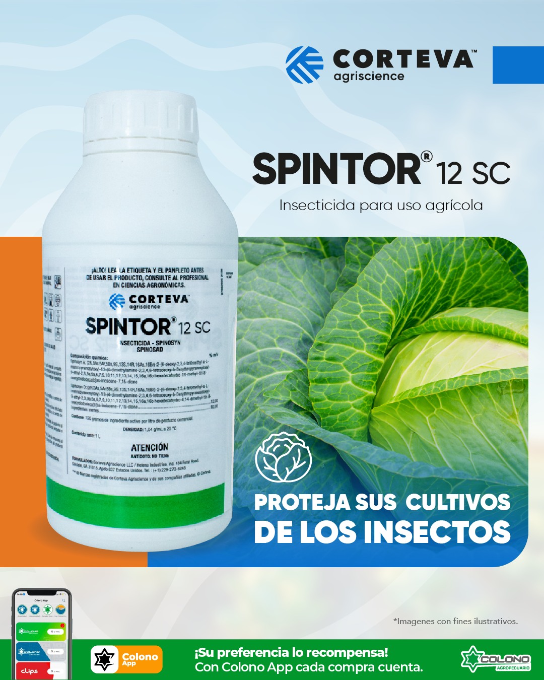 ¡Proteja sus cultivos con Spintor 12... - Colono Agropecuario | Facebook