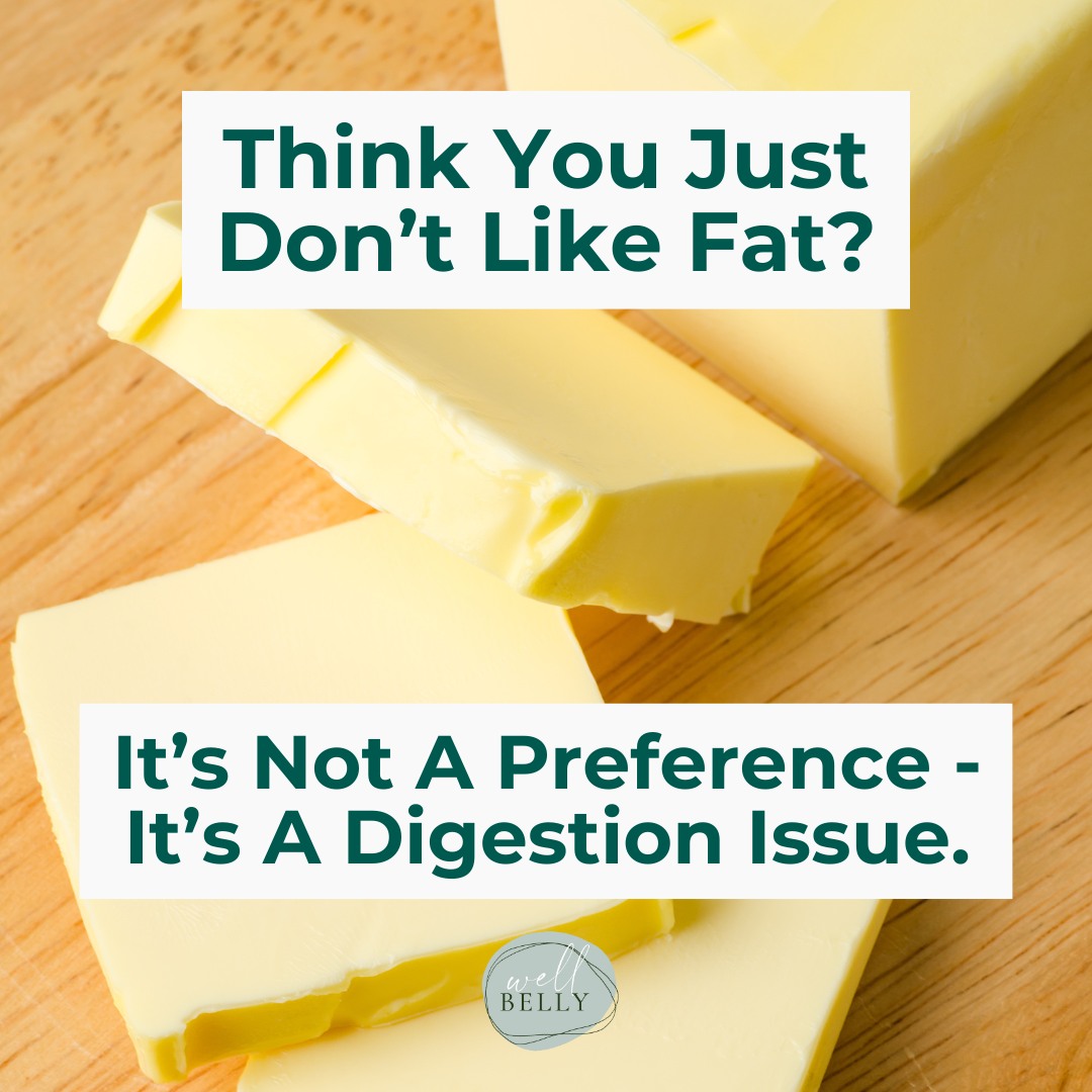 Well - If you feel queasy after eating fat, avoid it altogether, or ...