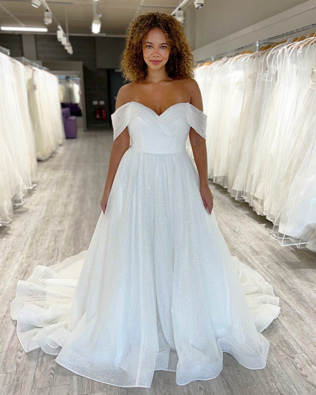 how to add glitter to a tulle dress Adding sparkle wedding with tulle? length2