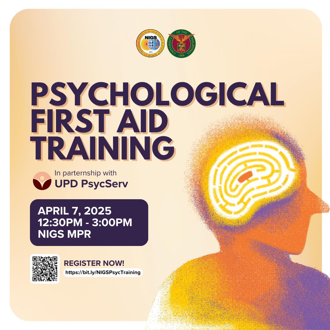 National - NIGS, in partnership with UPD PsycServ, is excited to ...