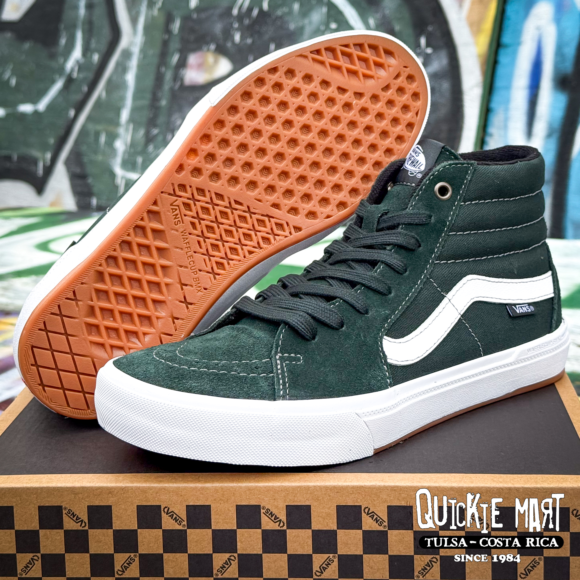 Vans Unisex BMX Era Checkerboard (White/Black) Code: VN0A4BV4V3H 