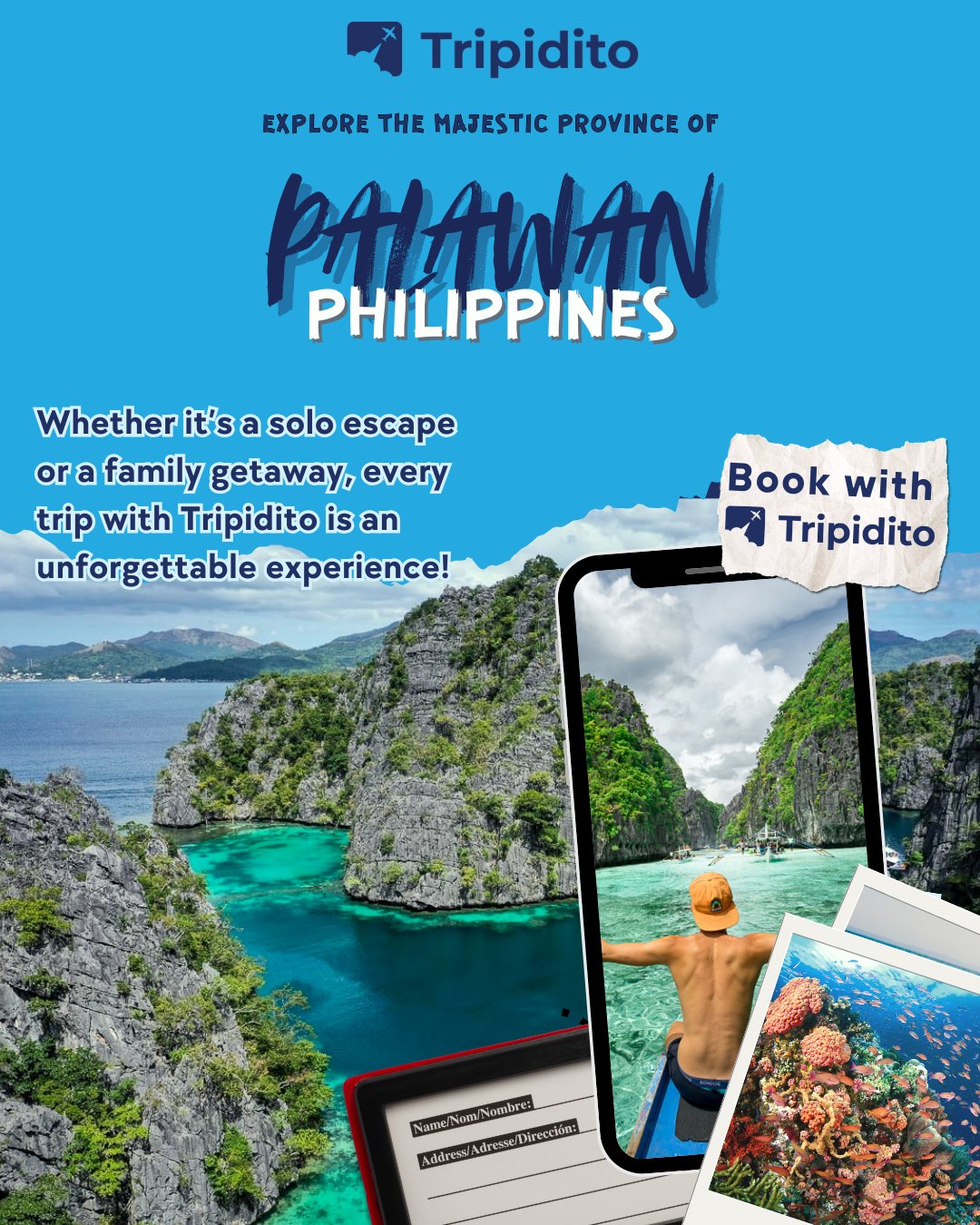 Tripidito - Let go of your worries and soak up the beauty of Palawan’s ...