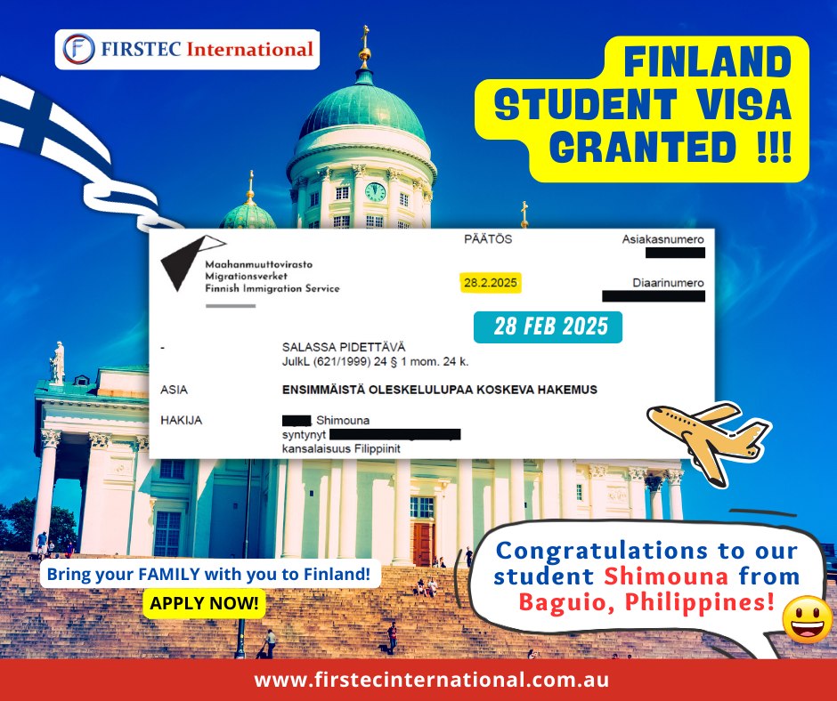 FIRSTEC - 𝗡𝗘𝗪 𝗙𝗜𝗡𝗟𝗔𝗡𝗗 𝗩𝗜𝗦𝗔!🇫🇮🤩 Congrats to our client Shimouna from ...