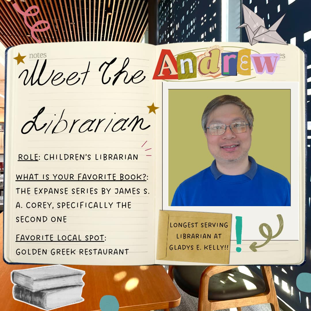 Gladys - ⭐️ On this week’s Meet The Librarian, we are meeting Andrew! ⭐ ...