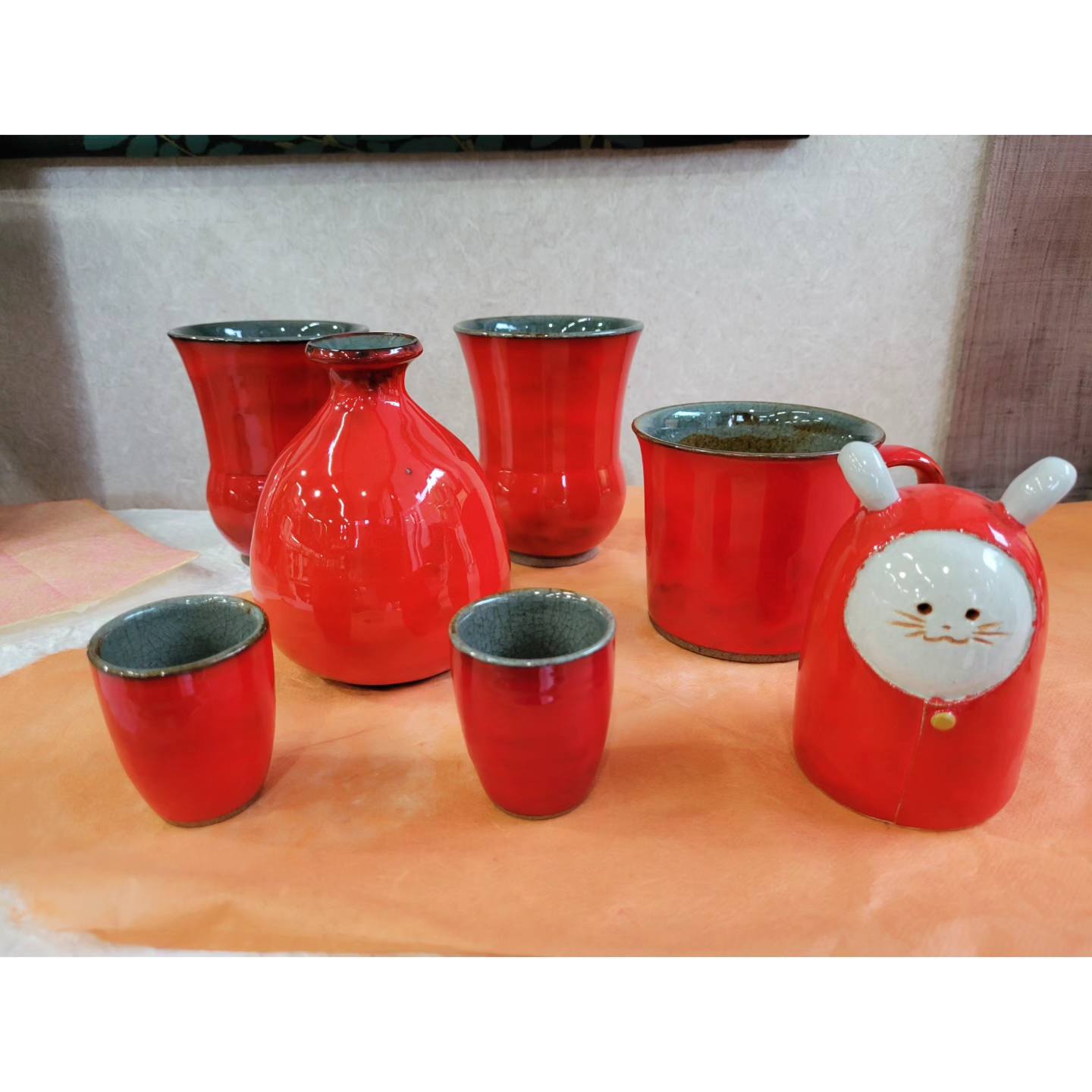 盛和作　鉄赤釉　鉢　陶器 盛和作 鉄赤釉 鉢 陶器 工芸品) Yahoo!オークション - 「木村盛和作」