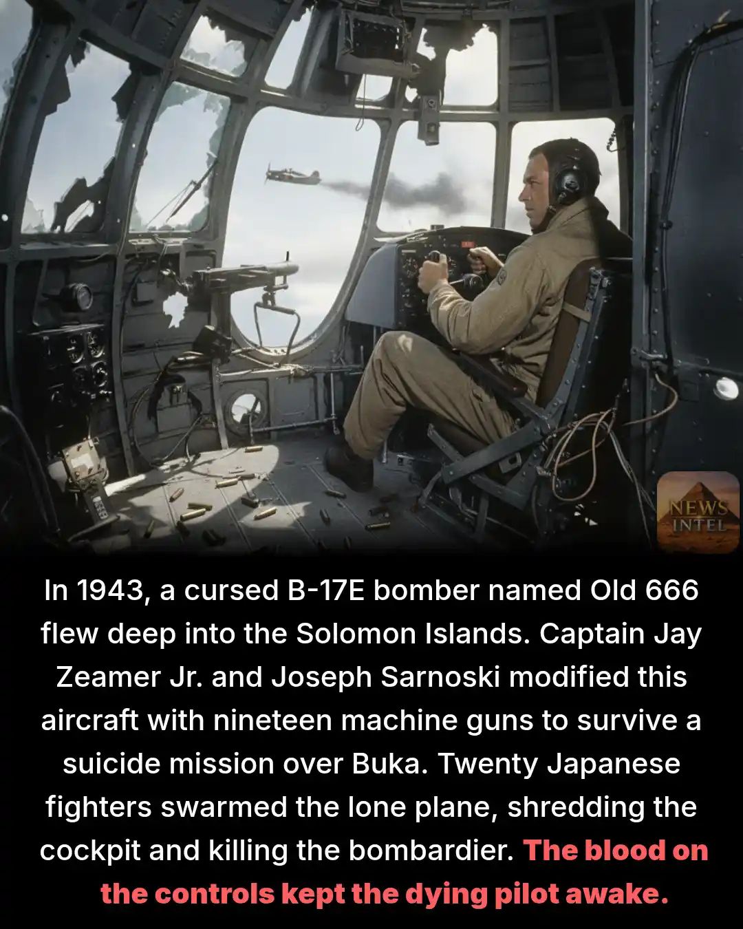 Old 666 aka Lucy….this plane and the crew were absolute badasses!