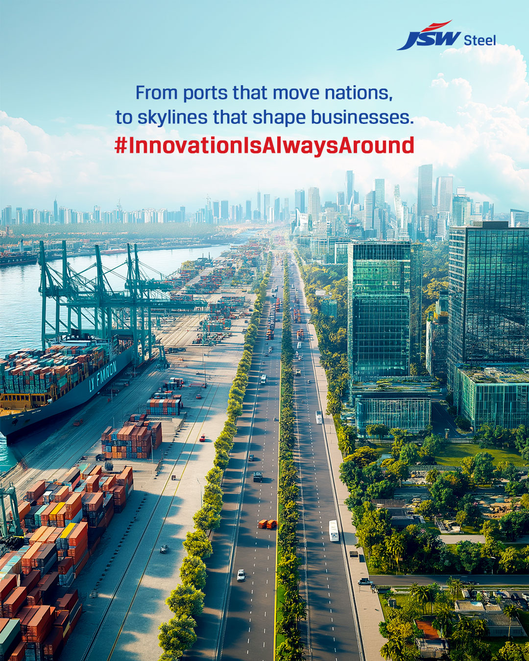 JSW - Forging the future, one landmark at a time! From the soaring ...