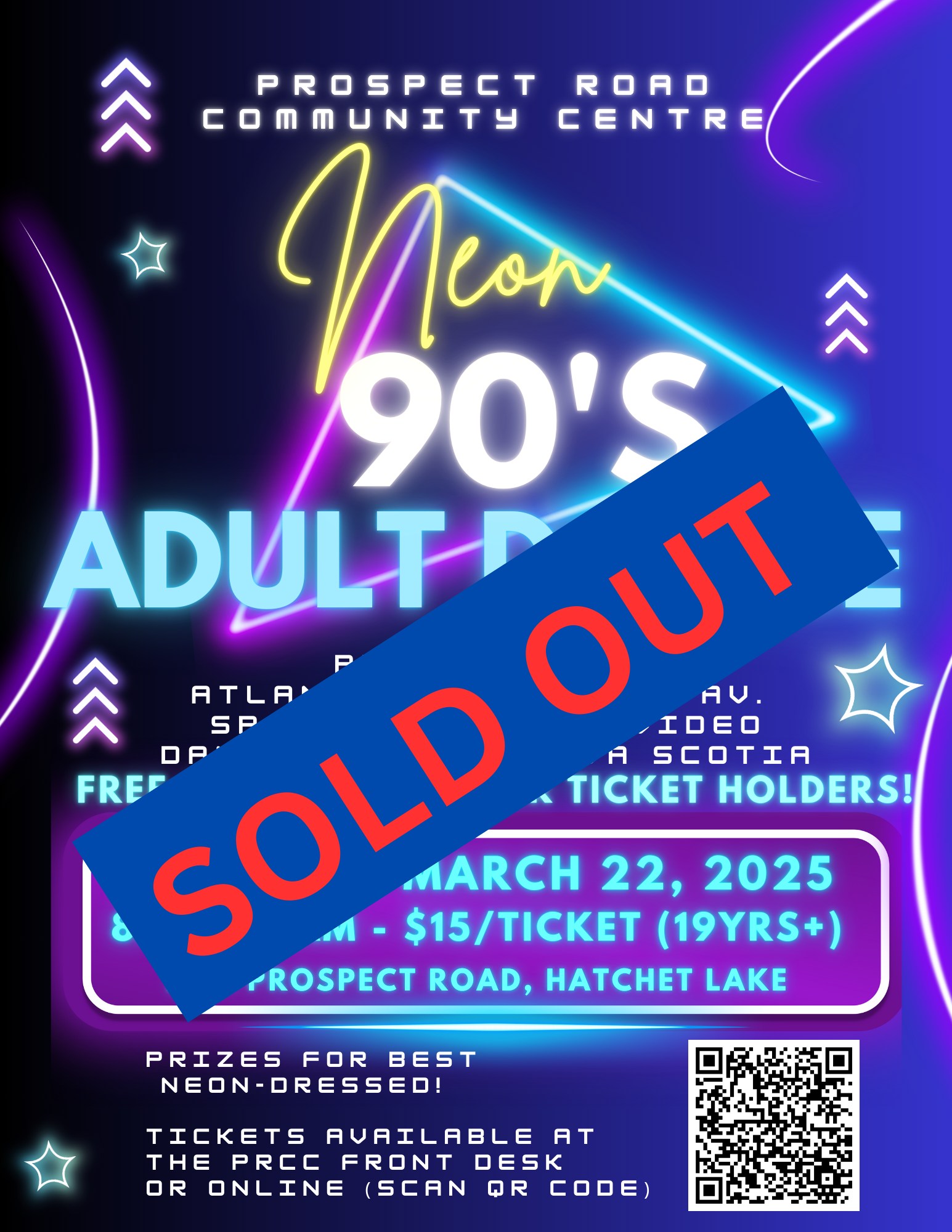 Out next adult night is almost here! Come enjoy “Neon 90s Night