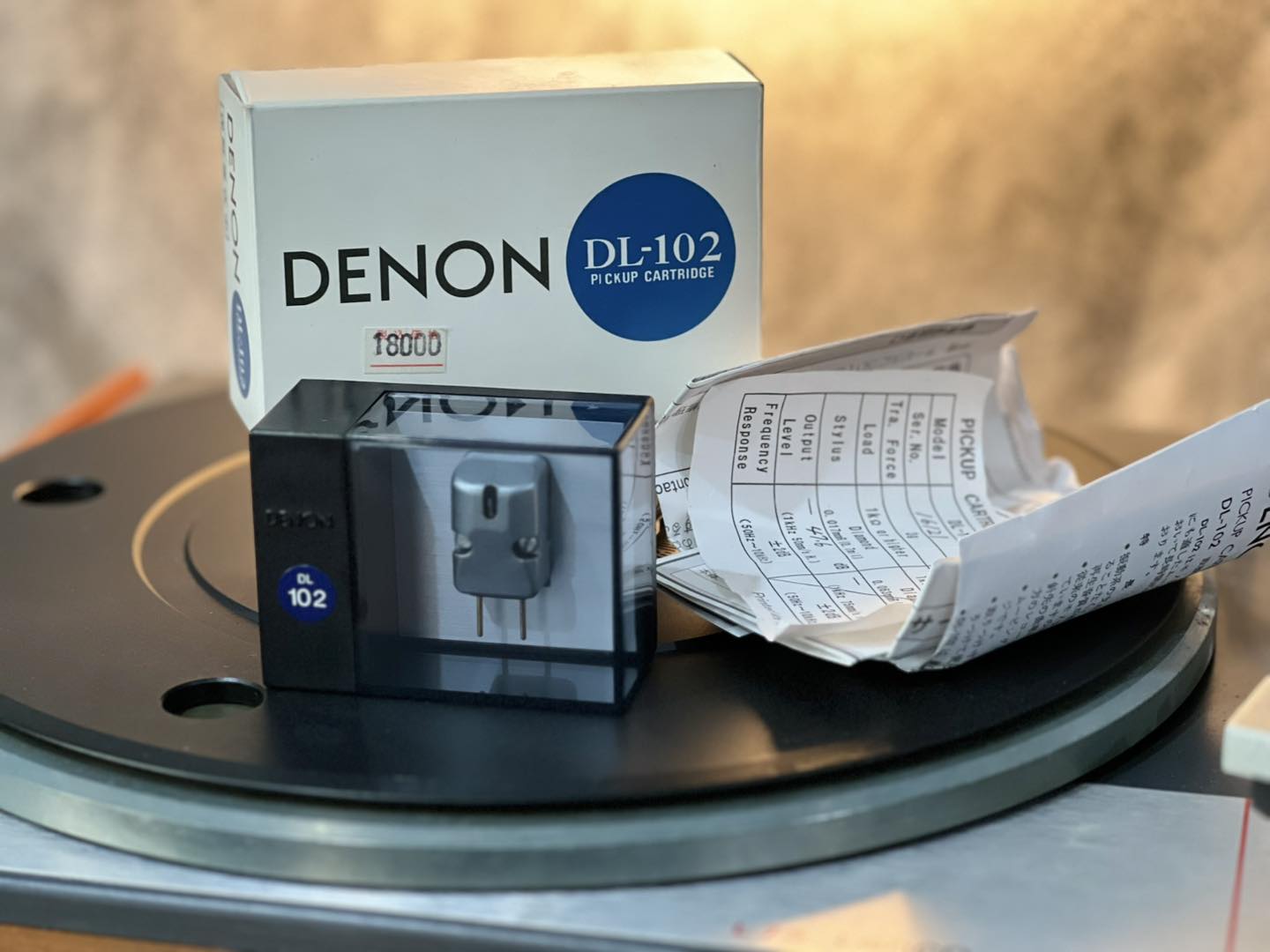 Denon DL-102 MC High Mono Cartridge . หัวเข็ม Denon DL-102 MC High 