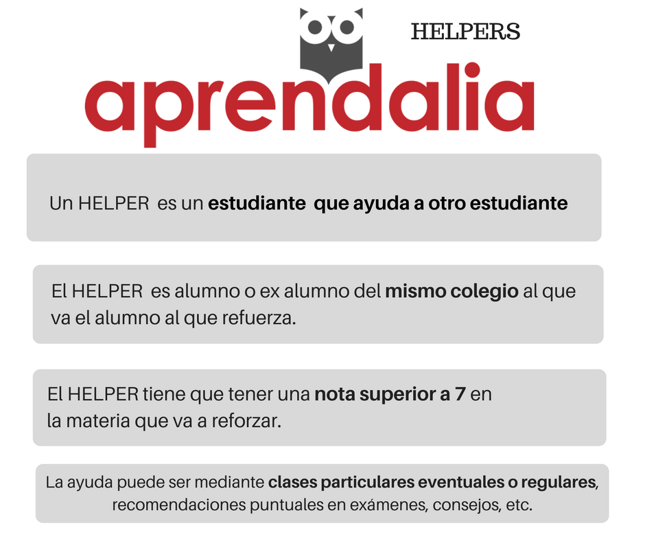 Aprendalia Helpers | Madrid