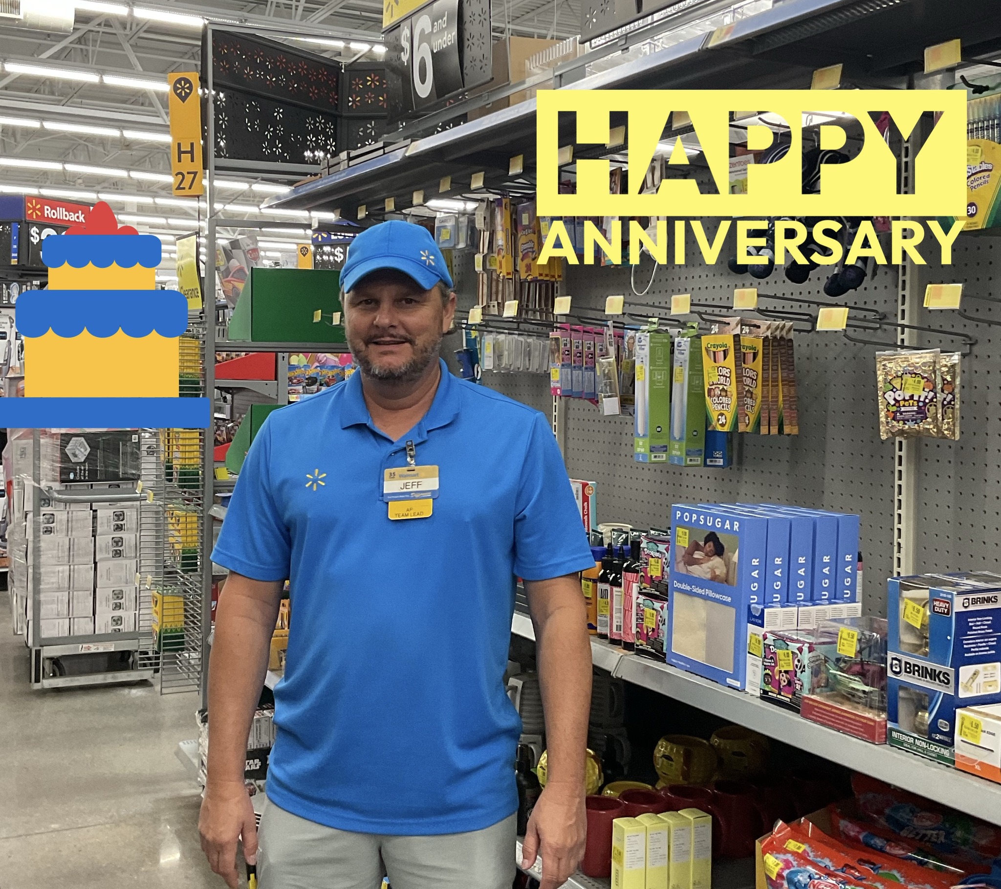 Walmart - 🚨 Big Chipley Walmart Anniversary 🚨 Our associate Jeff ...