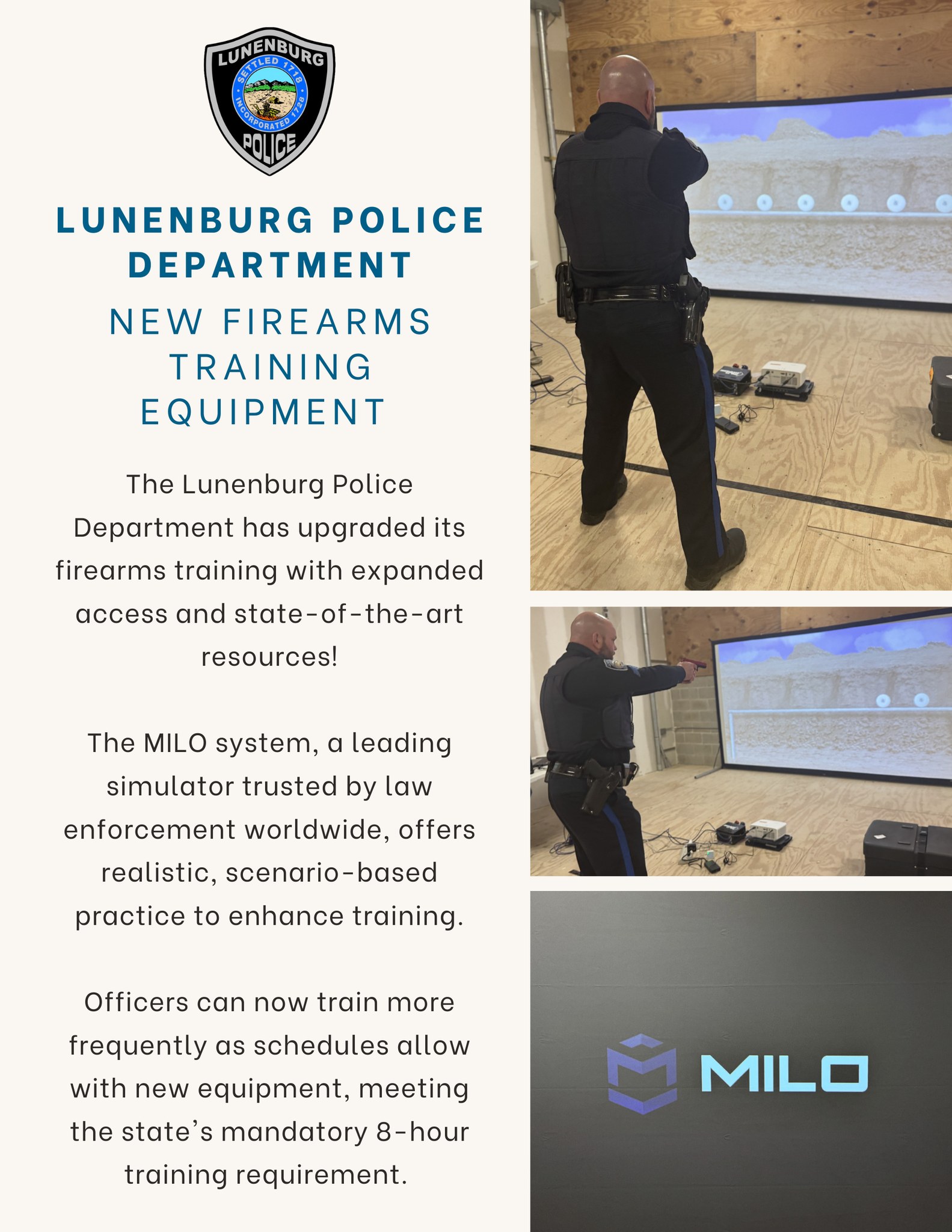 Town - The @Lunenburg Police Department has enhanced its firearms ...