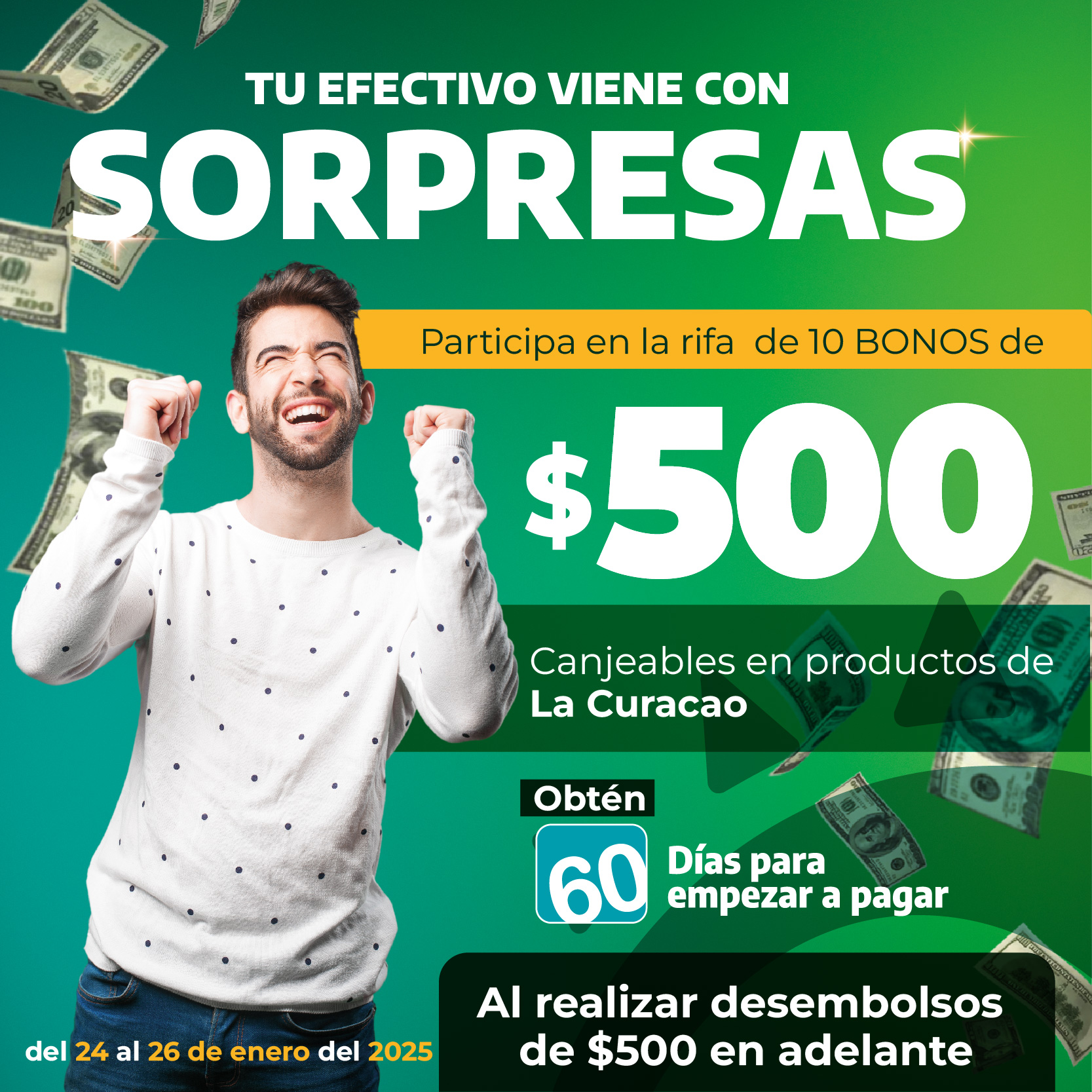 La Curacao El Salvador - Solicita tu efectivo y participa en la rifa de ...