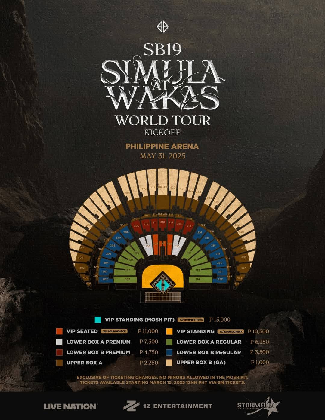 JUST ANNOUNCED: Ticket prices and... - Manila Concert Scene | Facebook
