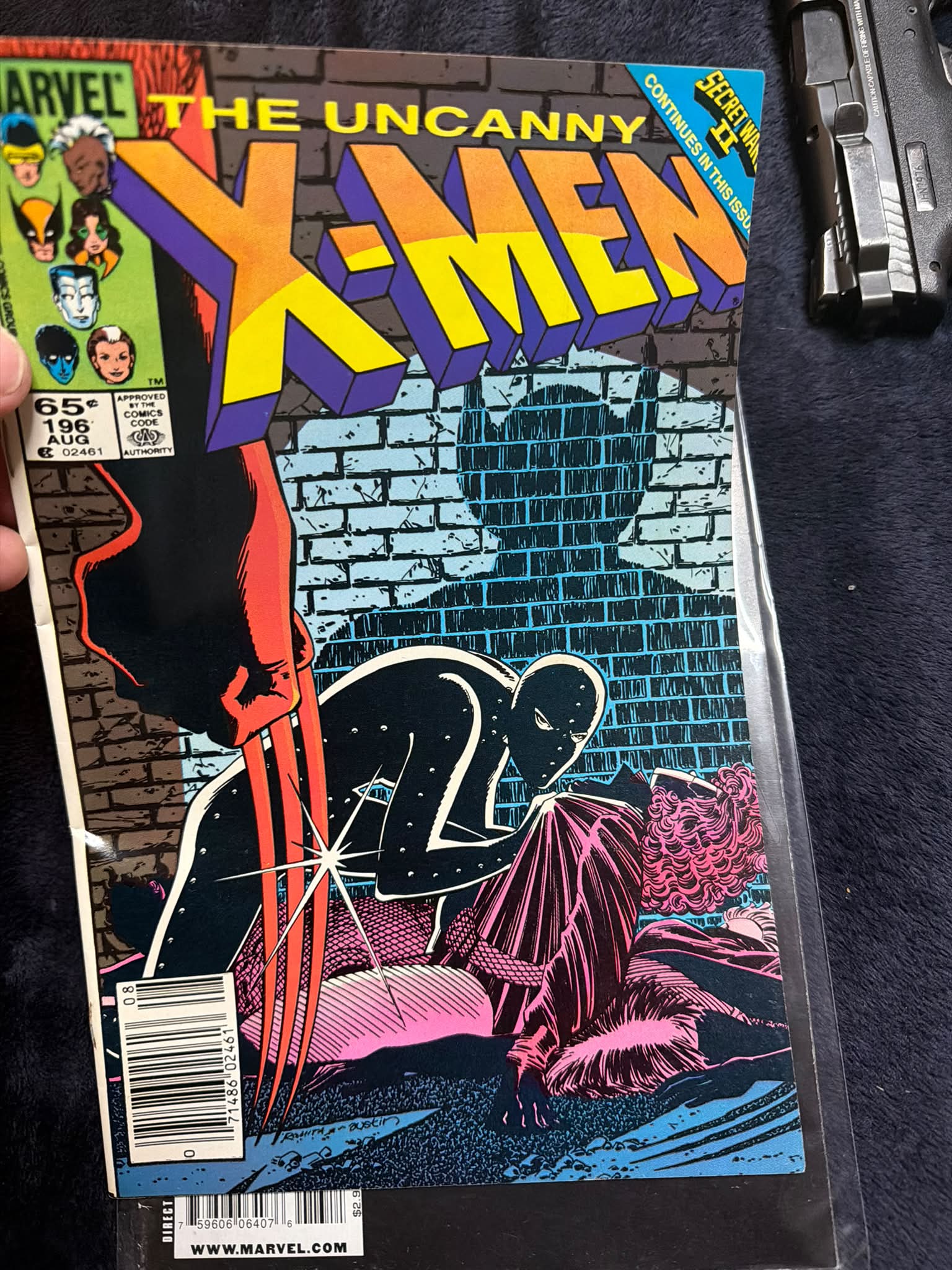Found a copy of x-men 196 for $1 today. Lol