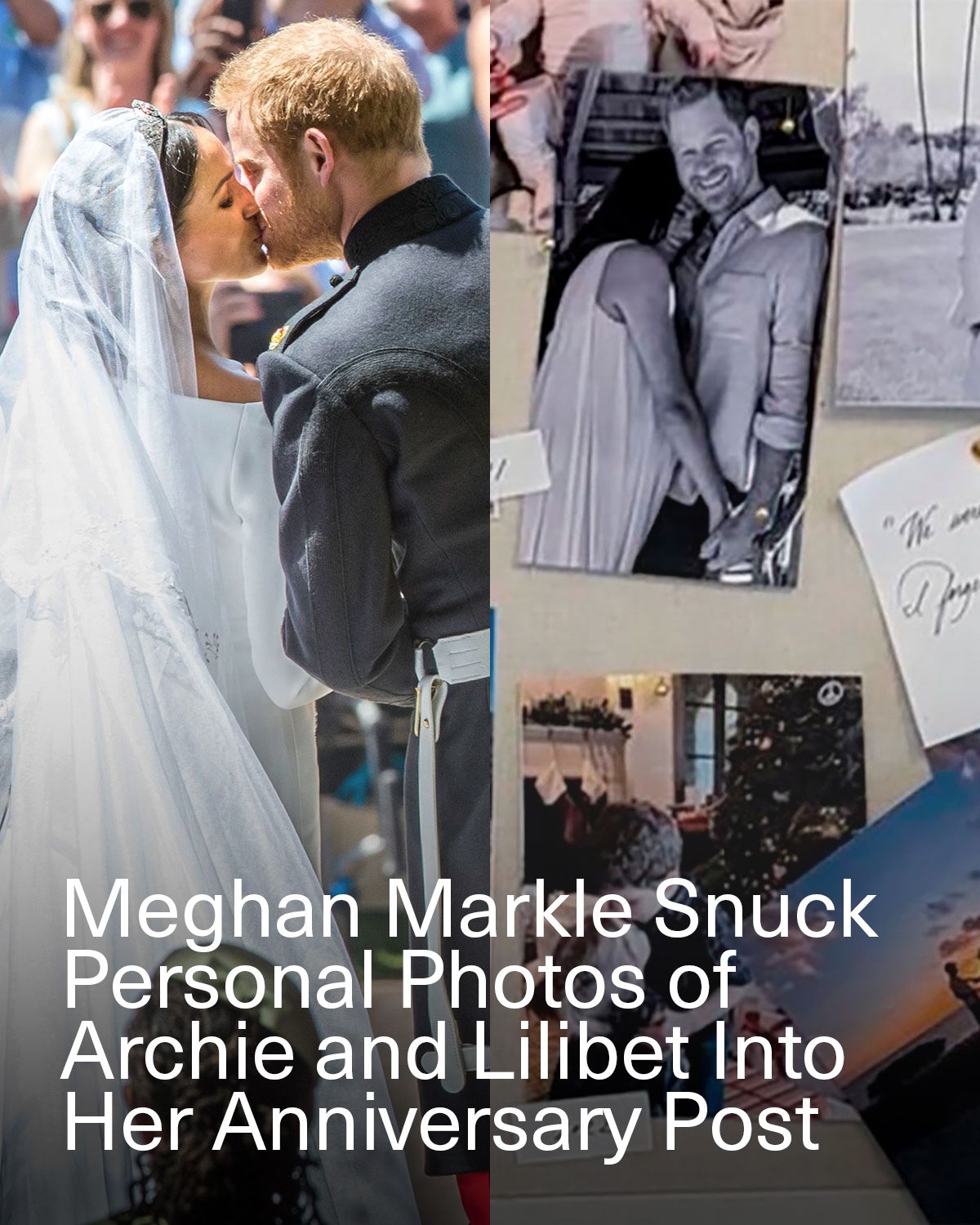ELLE - Take a close look at #MeghanMarkle's wedding anniversary tribute ...